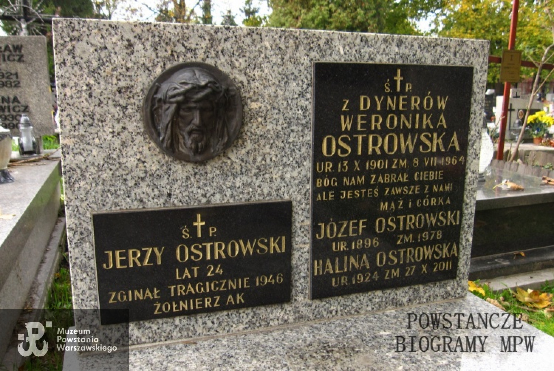 Cmentarz Rakowicki w Krakowie -  mogiła symboliczna Jerzego. Fot. udostępniła z archiwum prywatnego Urszula Karwowska.