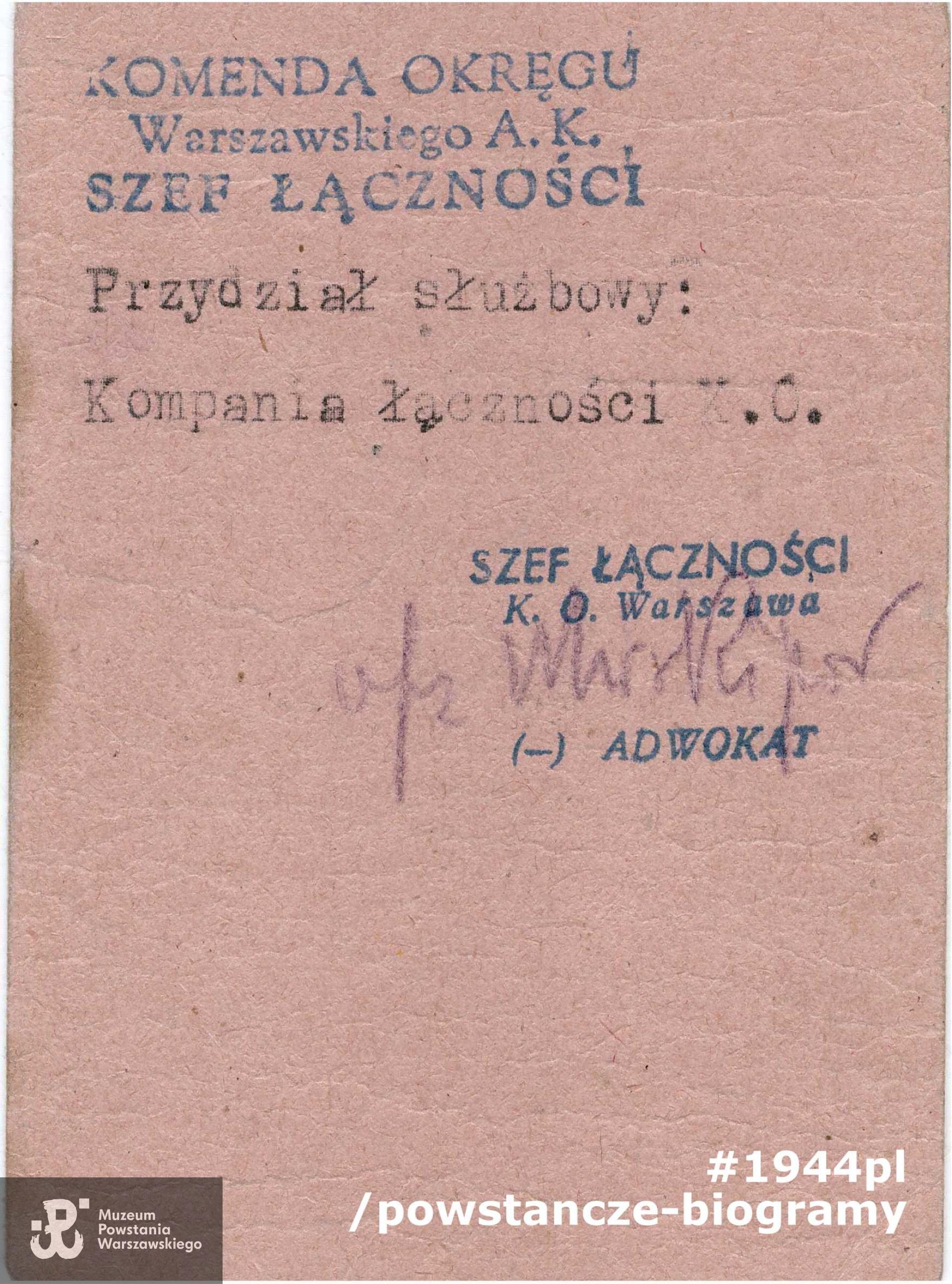 Ze zbiorów Muzeum Powstania Warszawskiego, sygn. P/8852