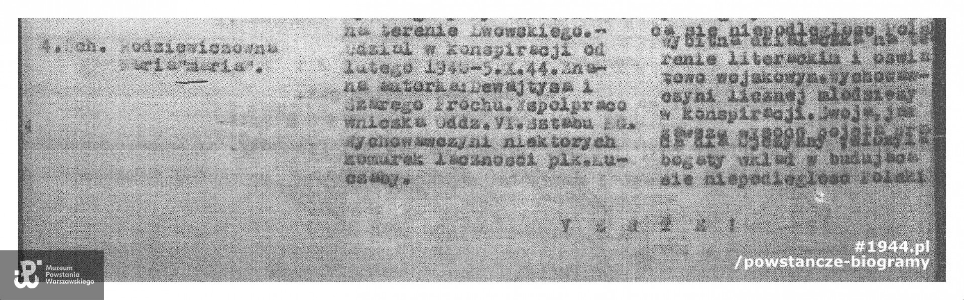 Wniosek o odznaczenie Marii Rodziewiczówny Złotym Krzyżem Zasługi. Dokument w zbiorach SPP