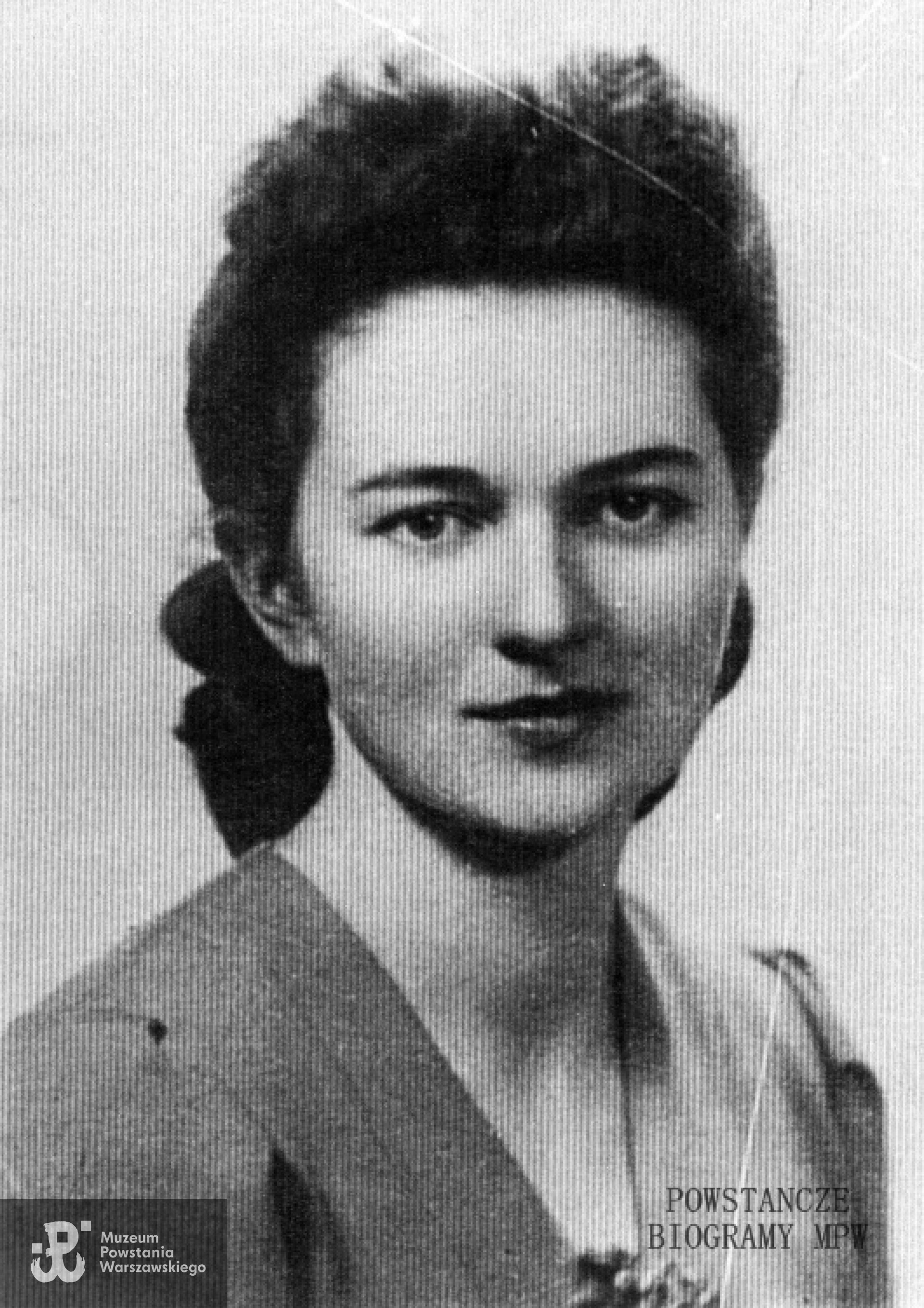 Barbara Morawska-Mrówczyńska ps. "Wyrwiząb" (1924-1989) Fot. AR MPW