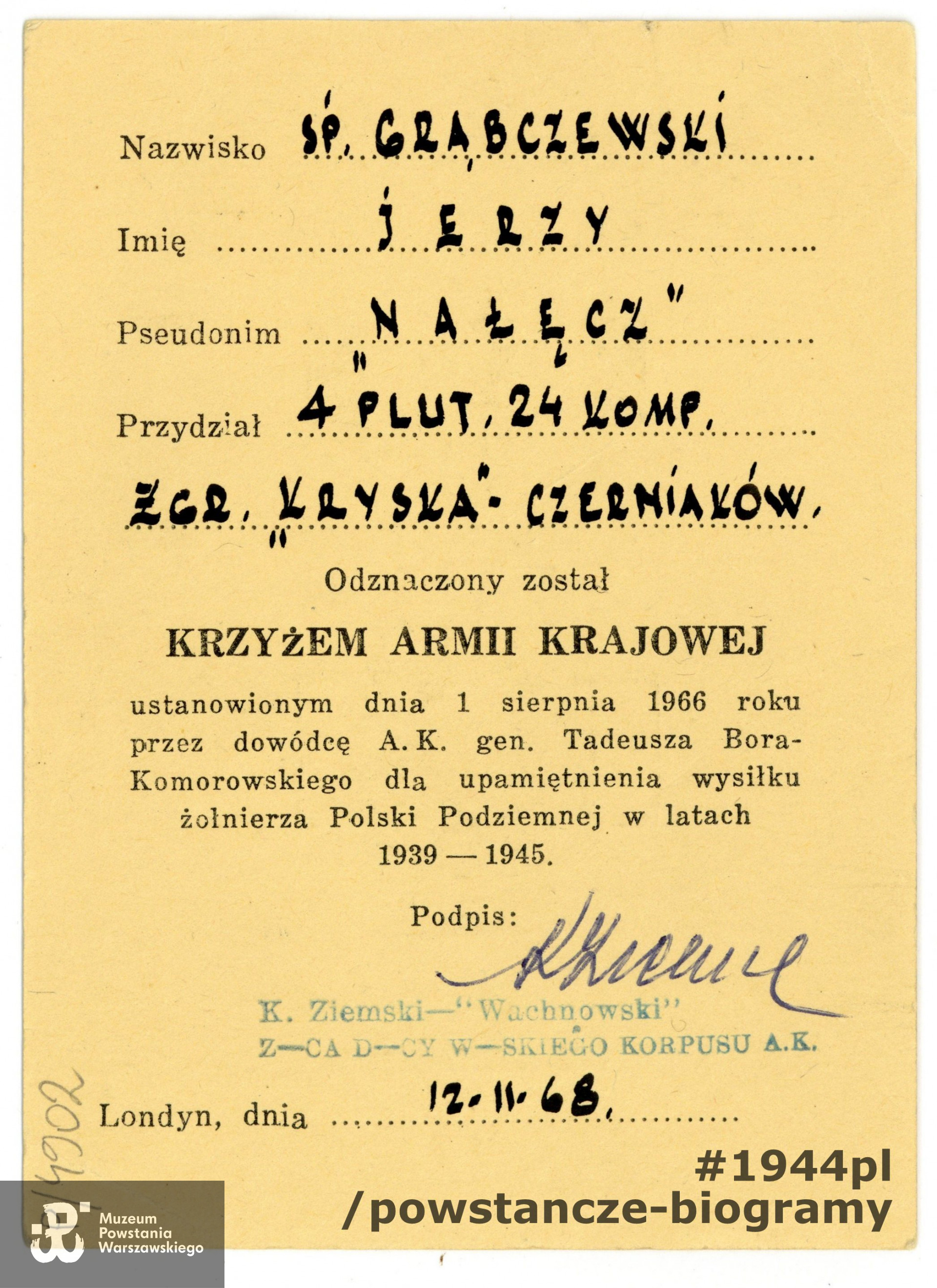 Ze zbiorów Muzeum Powstania Warszawskiego, sygn. P/4902