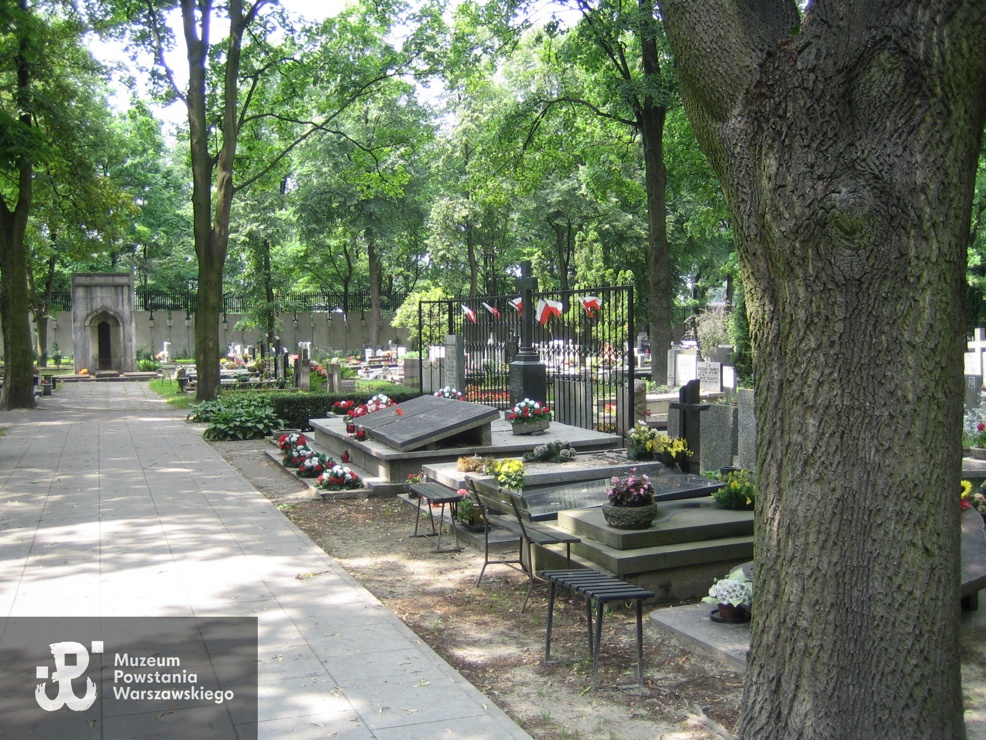 Miejsce upamiętnienia na Powązkach Wojskowych.   Fot. udostępnił p. Włodzimierz  Dolecki 