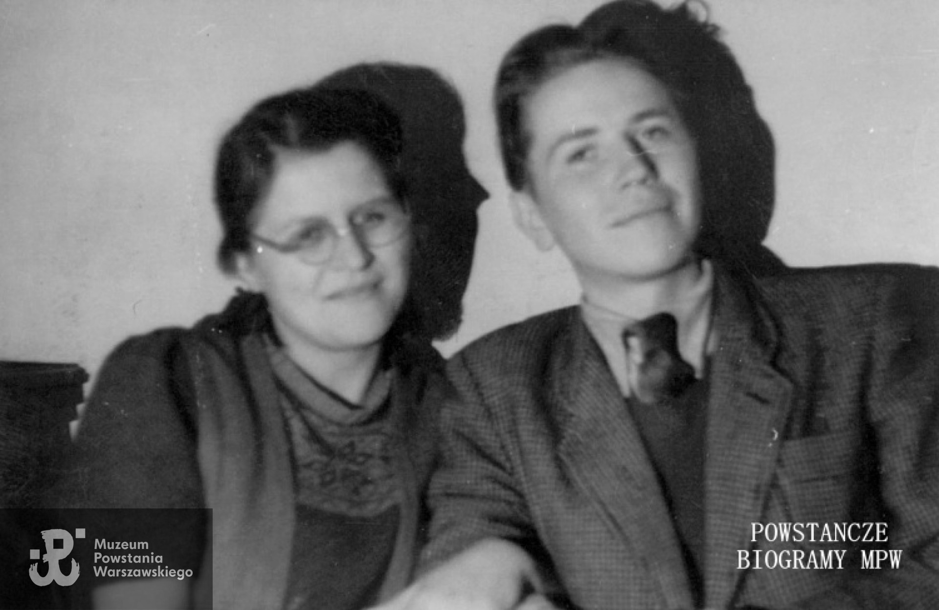 Adam Dering i Krystyna Dering z domu Malawska - 1948 rok. Fot. z archiwum rodzinnego Jakuba Deringa