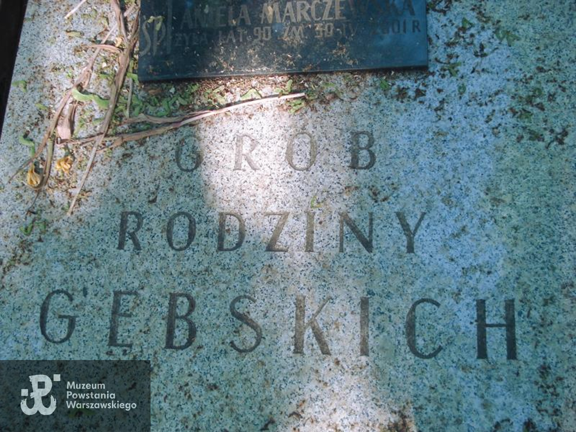 Fot. Warszawskie Zabytkowe Pomniki Nagrobne:  serwis mapowy m. st. Warszawy: <i>cmentarze.um.warszawa.pl</i>