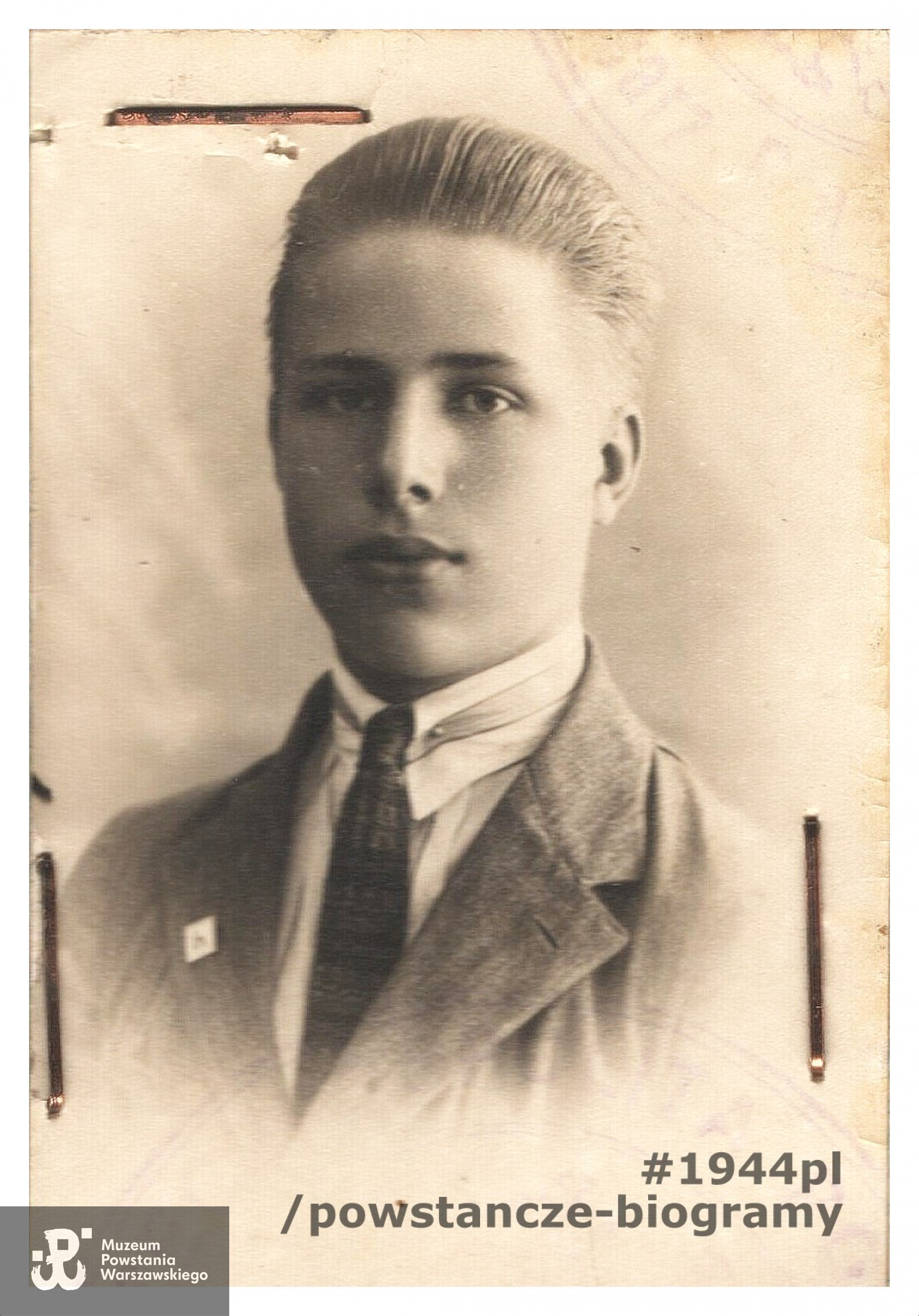 Jerzy Marcińczyk ps. "Kruk" (1911-1974). Fot. z archiwum rodzinnego, udostępnił p. Jerzy Marcińczyk