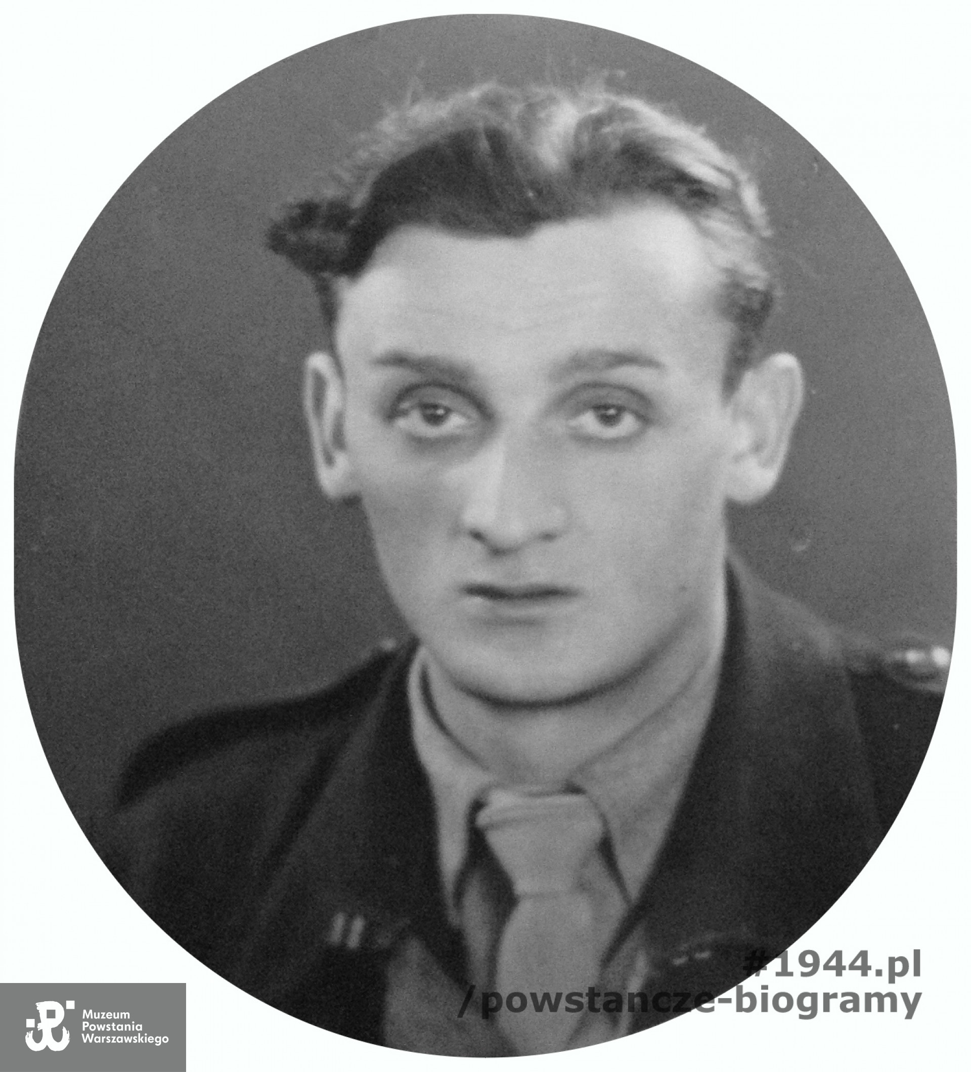 Zbigniew Bojanowski "Kola" (1924-1995). Zdjęcie wykonane po wyzwoleniu z obozu jenieckiego Fallingbostel. Fot. udostępniła p. Jolanta Galusiewicz 