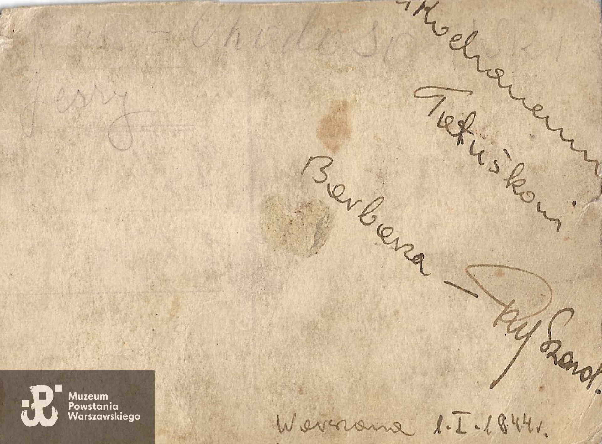 Fot. ze zbiorów rodzinnych, skan udostępniła p. Katarzyna Grabowska-Bilicka