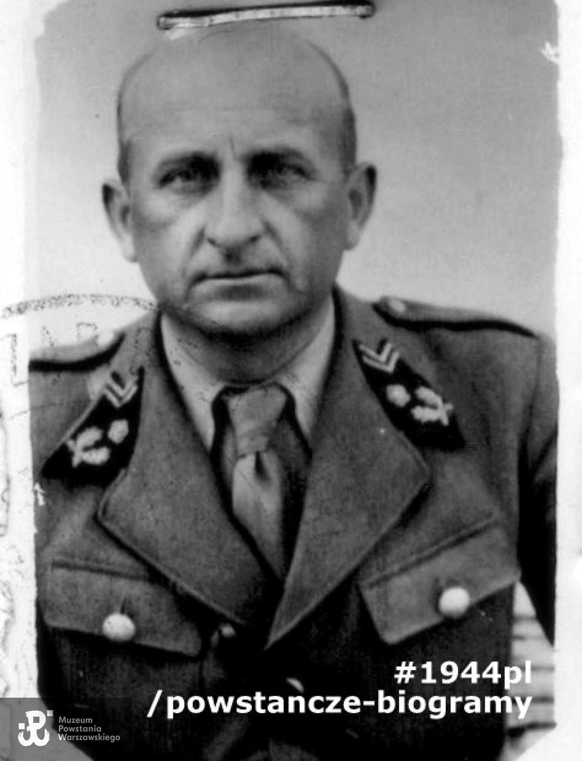 Wacław Stanisław Kaczyński ps. "Pomian" (1901-1960). Na zdjęciu w kwietniu 1947 roku. Fot. udostępnił w imieniu p. Adama Koperkiewicz, p. Jan Piasecki-Hlousek