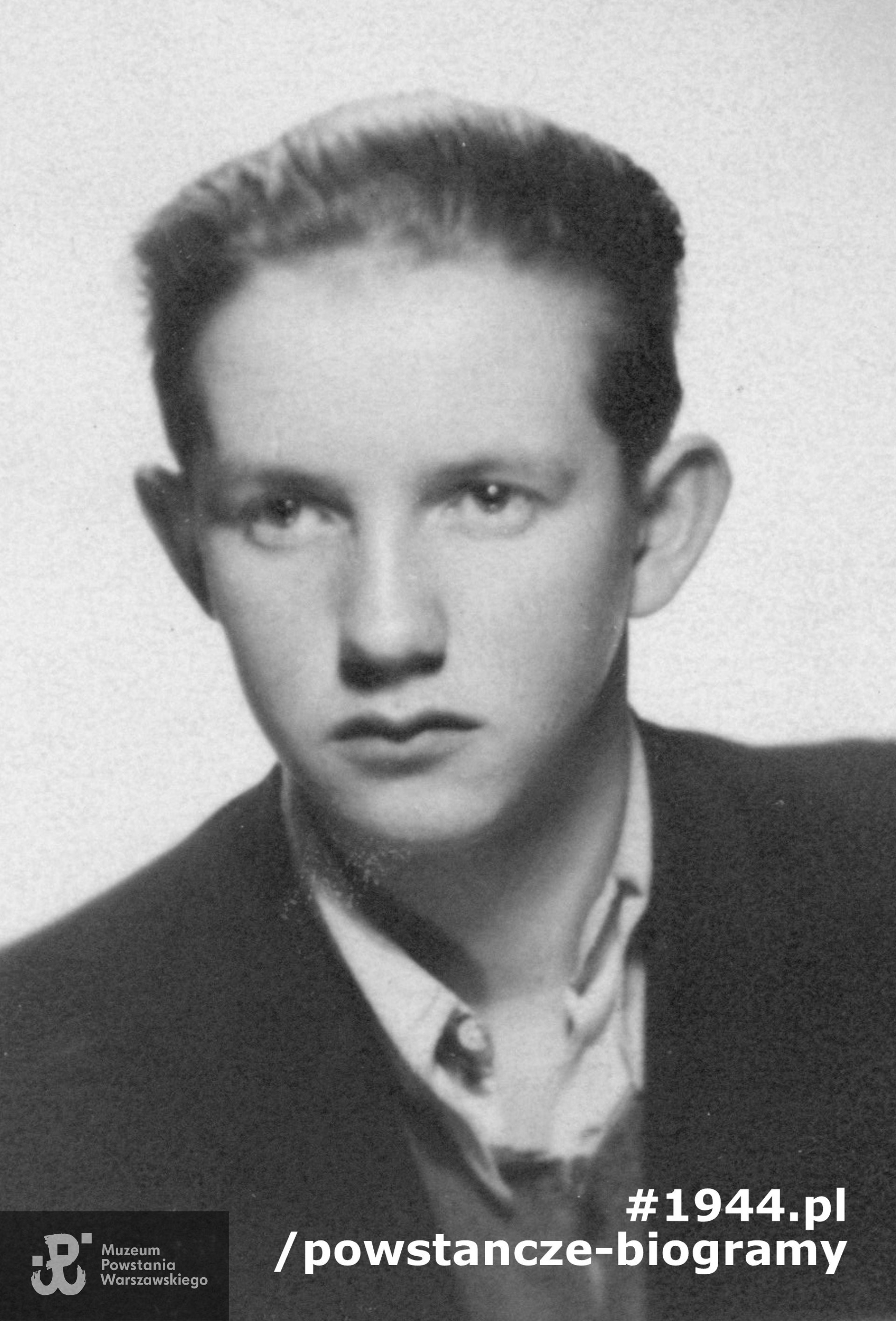 strz. Kazimierz Wilczyński „Orlik”. Fot. ze zbiorów Muzeum Powstania Warszawskiego - materiały Jana Rockiego