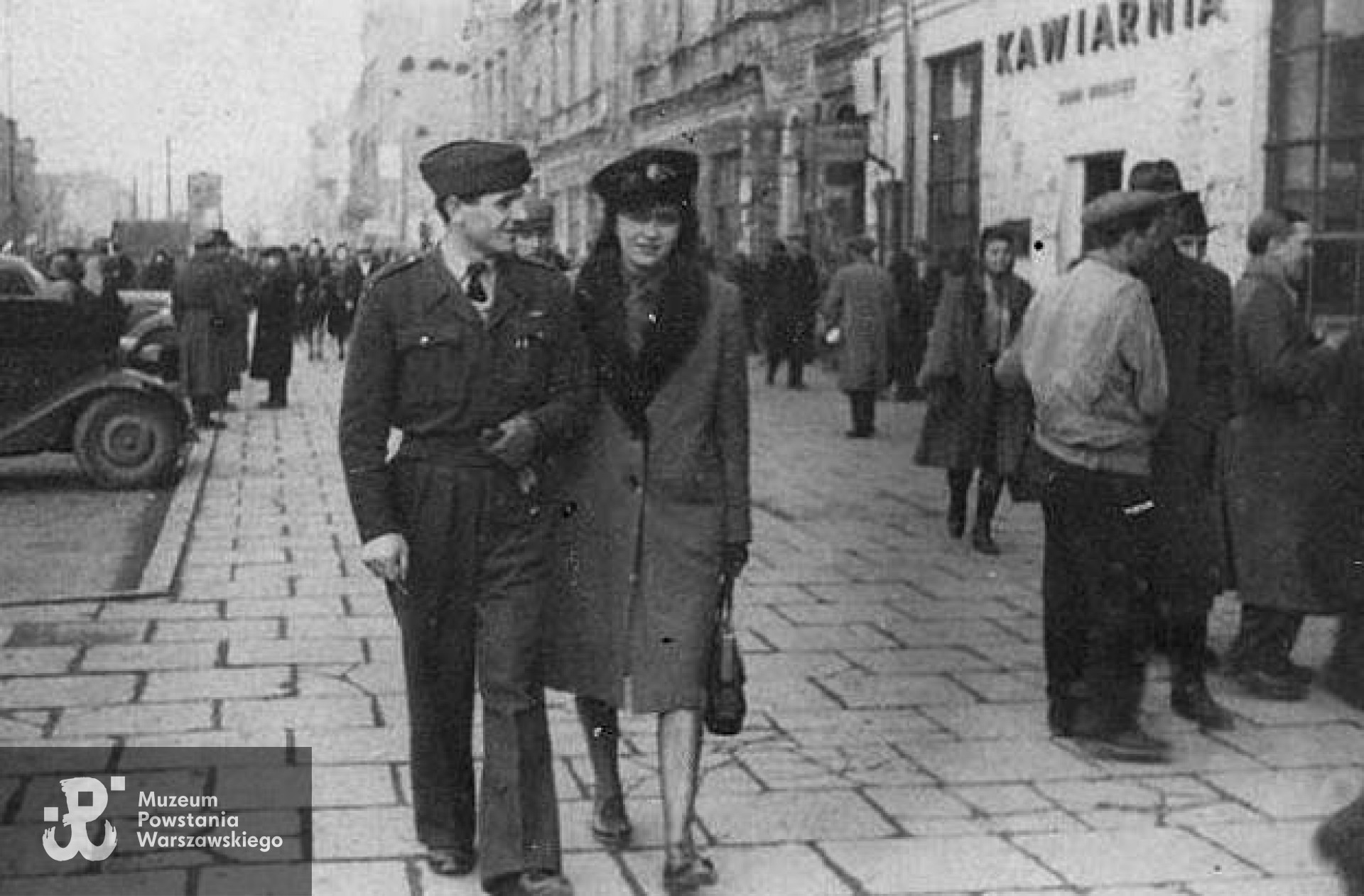 Władysław Kozłowski z żoną Antoniną  - 1946 r.