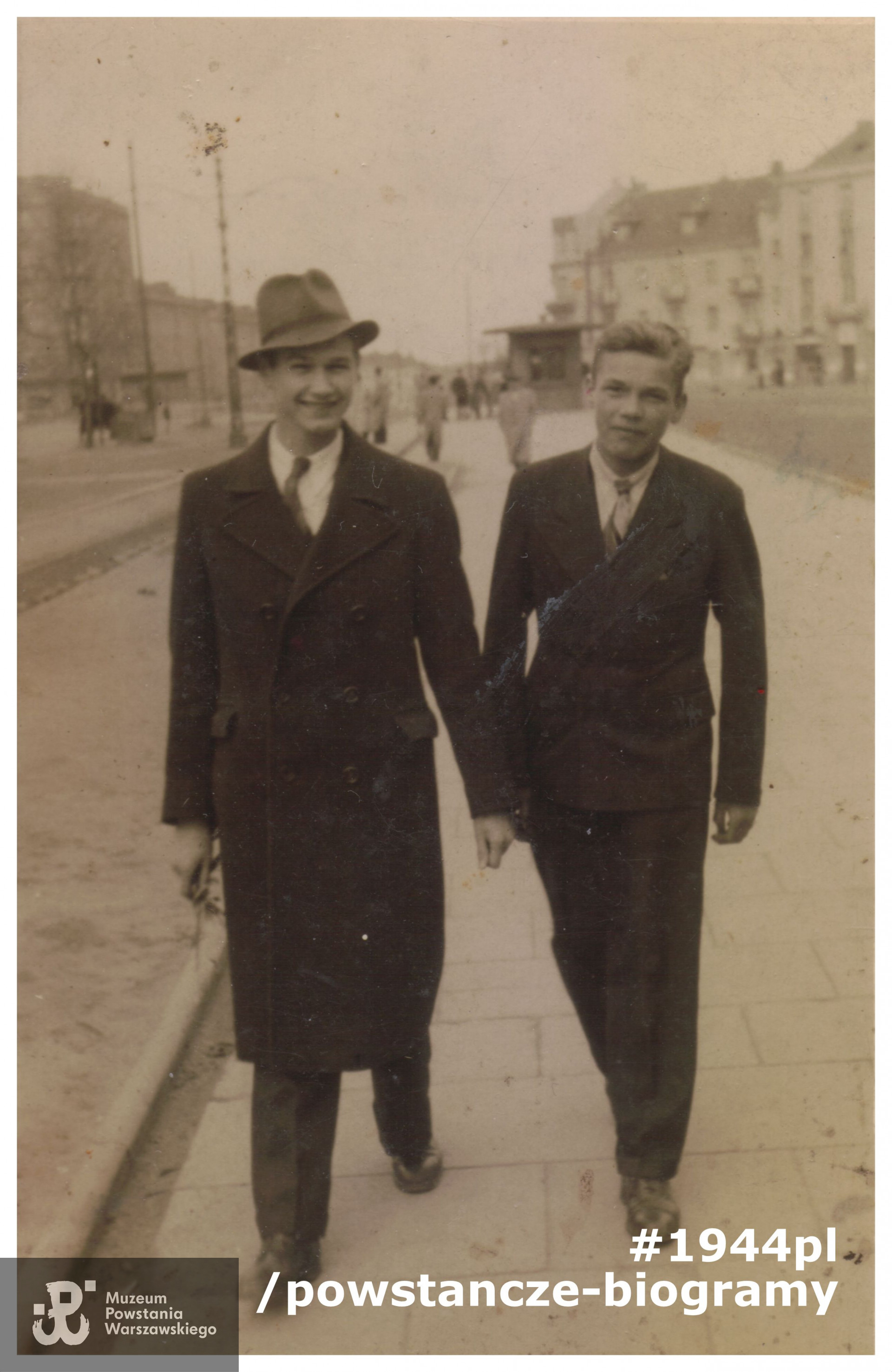 Ryszard Pruski przed wybuchem Powstania - 1944 rok. Fot. ze zbiorów rodzinnych