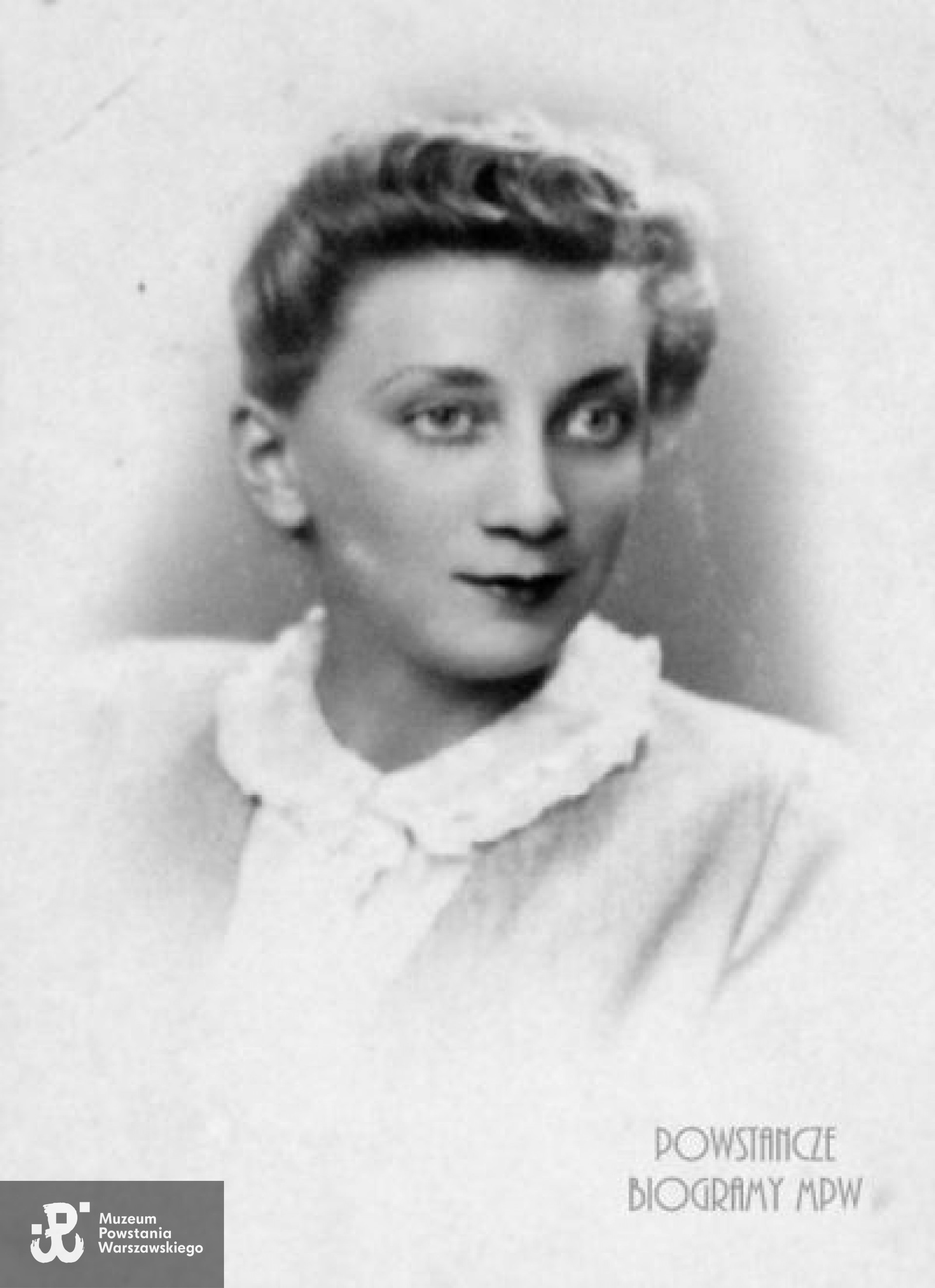 Krystyna Bielińska ps. „Krystyna” (1921-1944). Fot. nadesłała Magdalena Ciok.