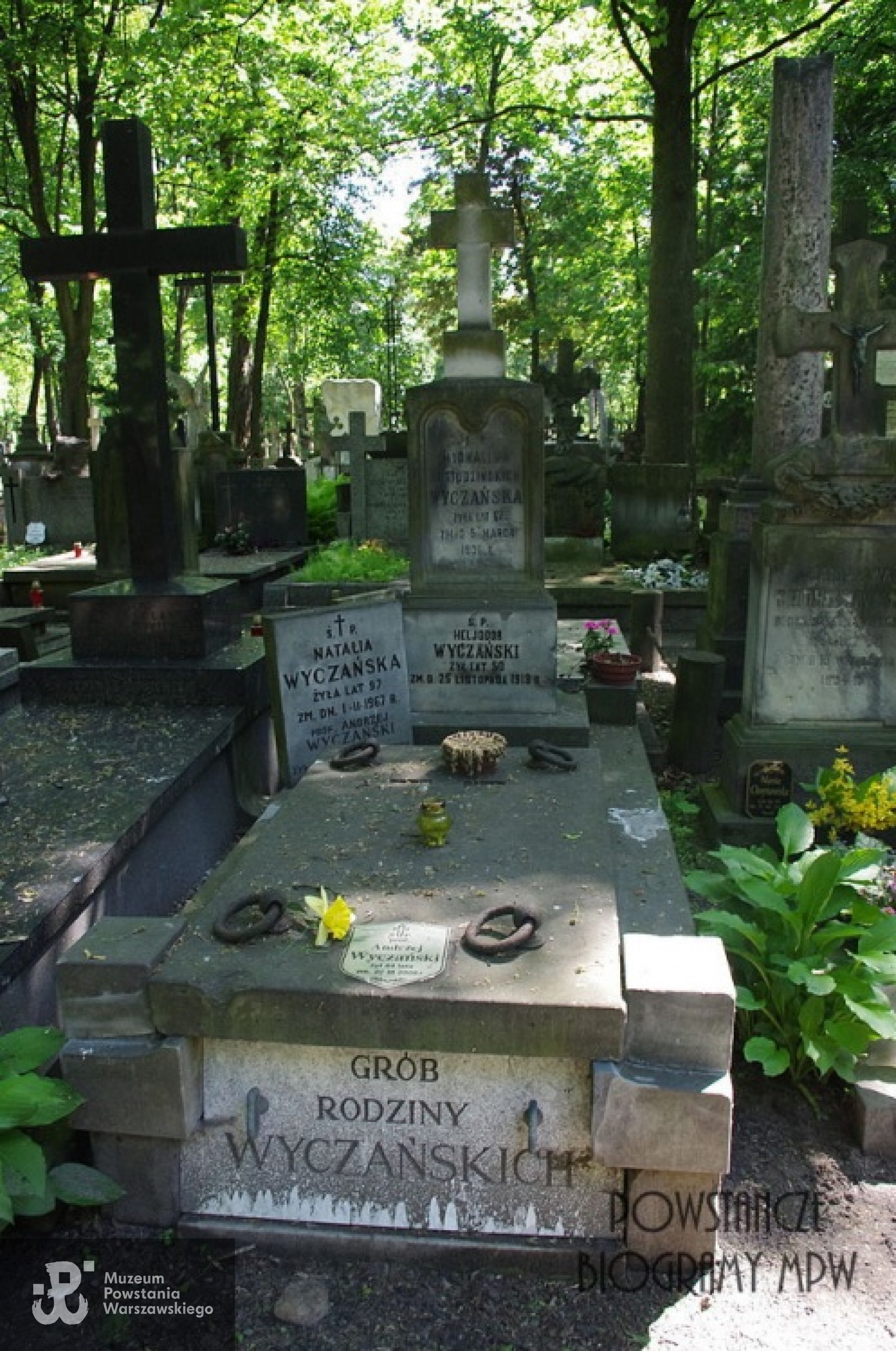 Mogiła Andrzeja Wyczańskiego na Cmentarzu Powązkowskim w Warszawie. Fot. wikipedia