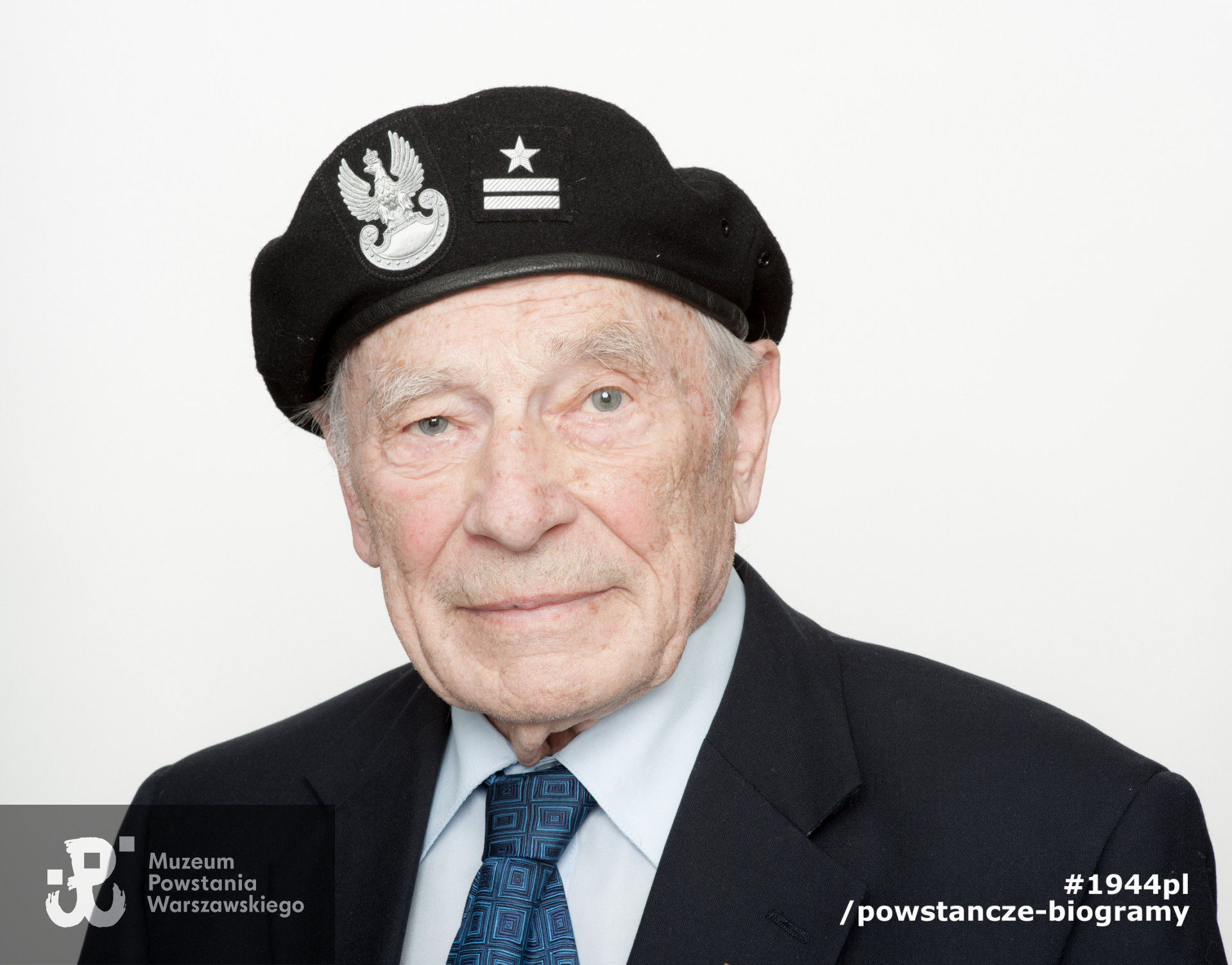 Zdjęcie z serii portretów Powstańców Warszawskich wykonanych w ramach projektu "1944/70/2014" realizowanego przez grupę WWPHOTO dla uczczenia 70. rocznicy wybuchu Powstania Warszawskiego. Muzeum Powstania Warszawskiego, 22.07-04.08 2013.