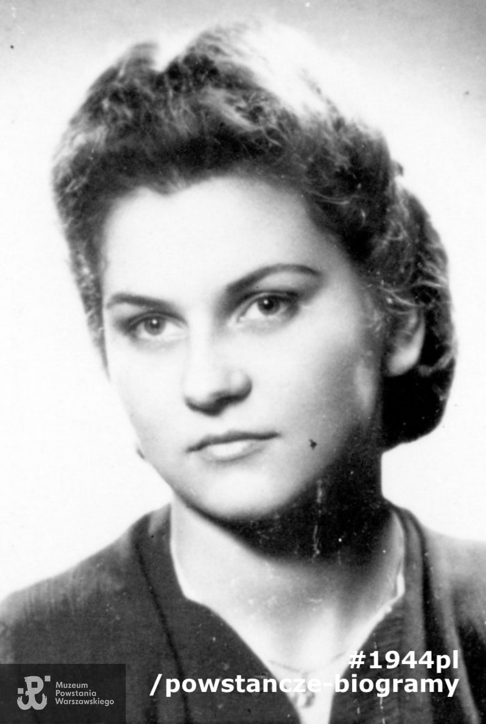 Krystyna Zdanowicz - Nawrocka "Picolo" (1925-2000). Fot. ze zbiorów Muzeum Powstania Warszawskiego - materiały Ewy Orlikowskiej-Krasnowolskiej