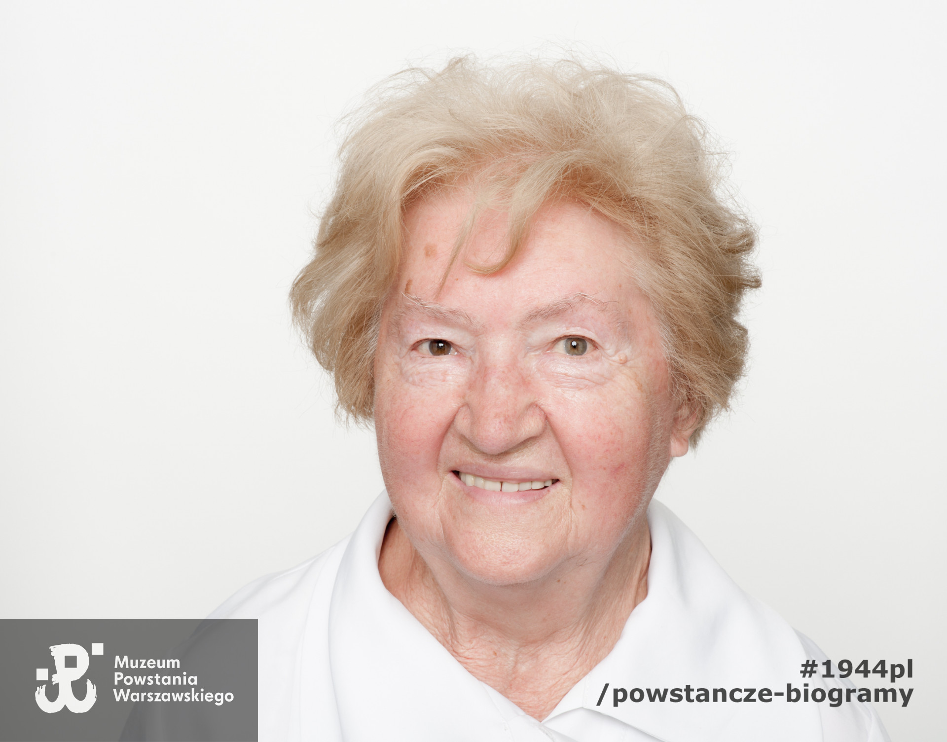 Jadwiga Pryba - Kessler ps. "Wisia", "370".  Zdjęcie z serii portretów Powstańców Warszawskich wykonanych w ramach projektu "1944/70/2014" realizowanego przez grupę WWPHOTO dla uczczenia 70 rocznicy wybuchu Powstania Warszawskiego. Muzeum Powstania Warszawskiego, 22.07-04.08 2013.