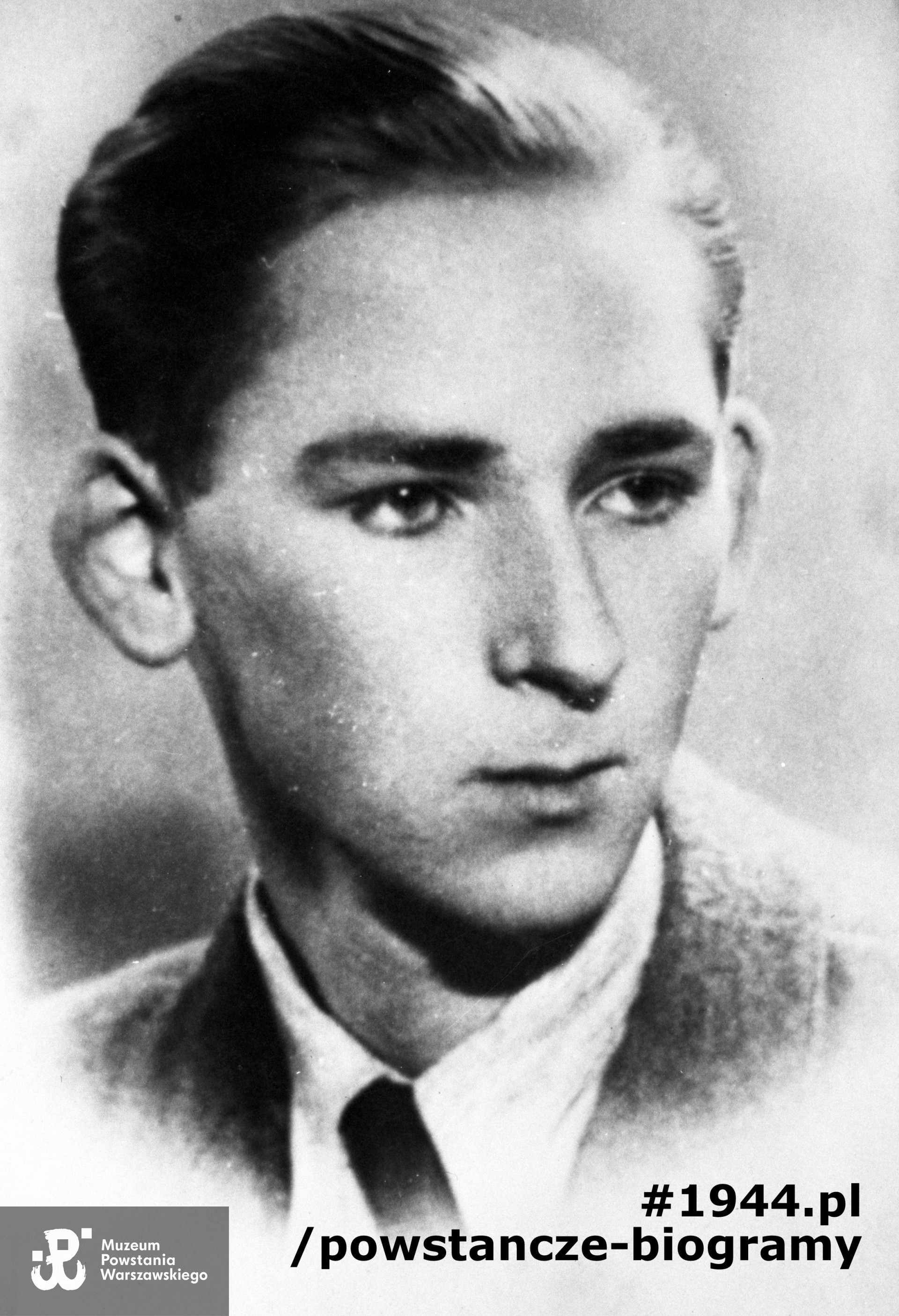 Lech Rytarowski ps. "Topór" (1924-1944) Fot. ze zbiorów Muzeum Powstania Warszawskiego - materiały do Słownika Biograficznego uczestników PW