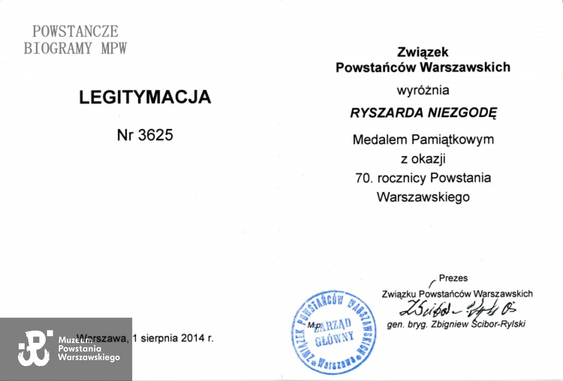 Ze zbiorów Muzeum Powstania Warszawskiego, sygn. P/8584