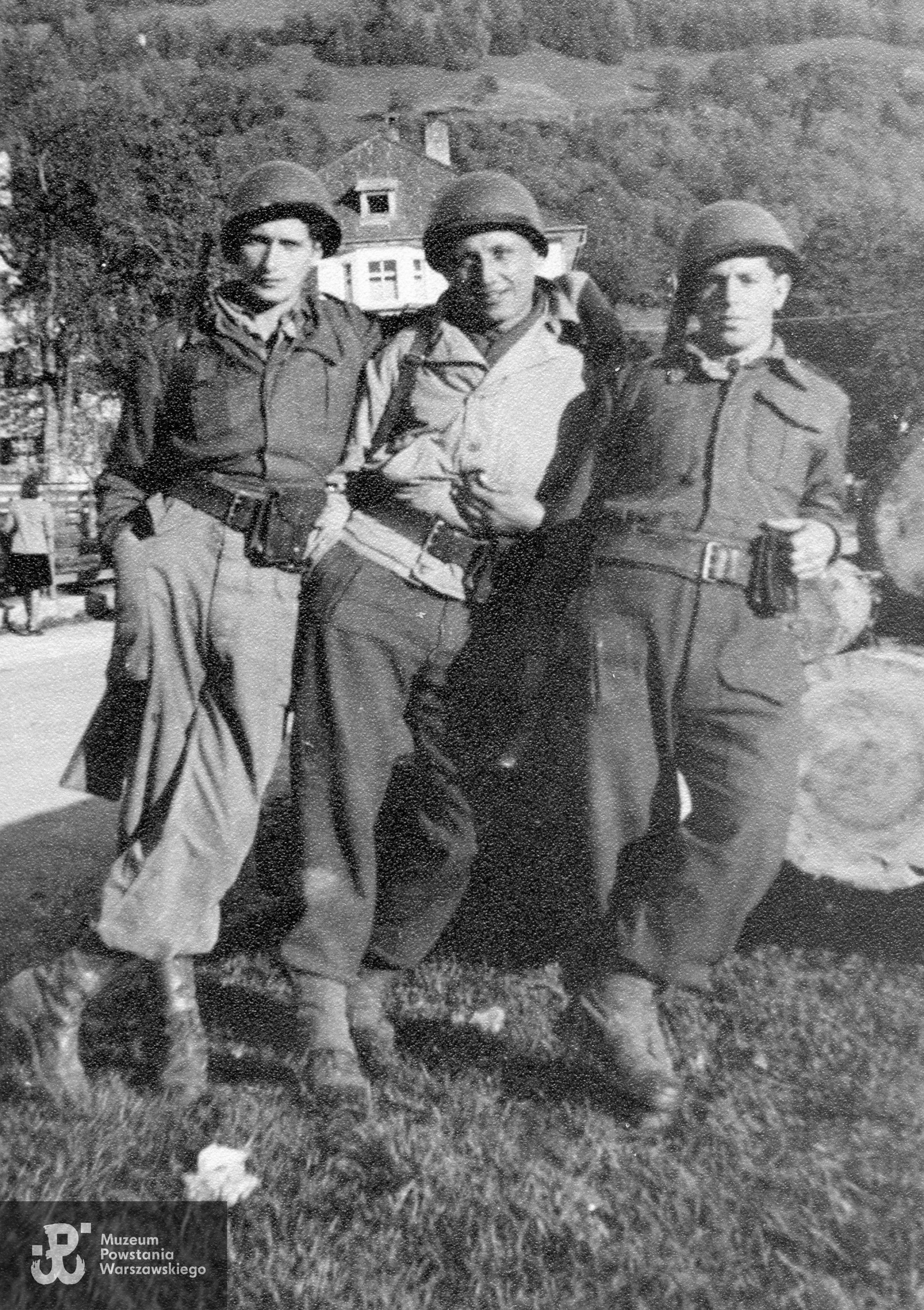 Czesław Drzewiecki, 1945 r. Fot. udostępnił p. Wiesiek Drzewiecki, syn Powstańca