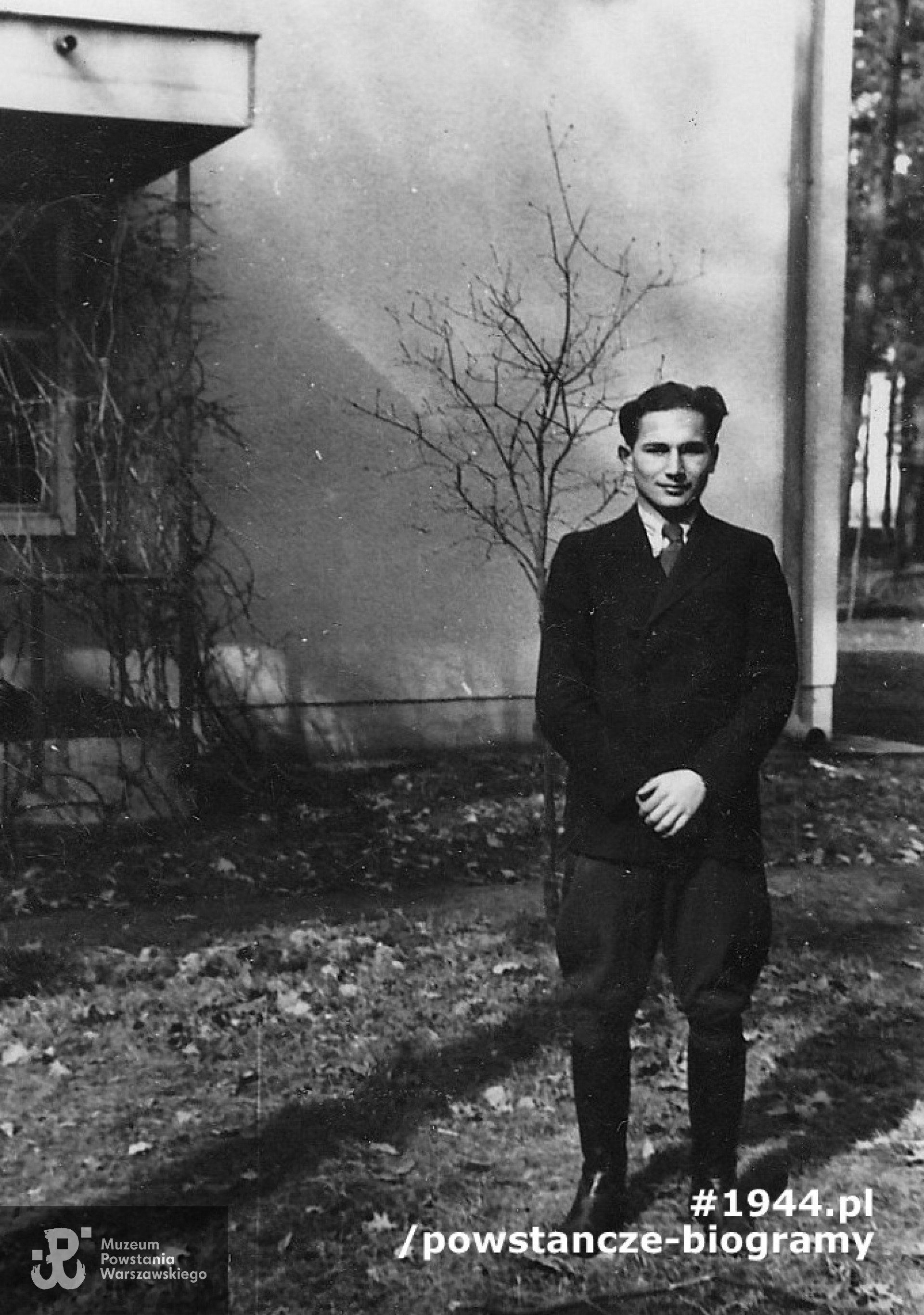 Stanisław Likiernik w okresie okupacji niemieckiej i działalności w Kedywie. Fot. z archiwum rodzinnego Stanisława Likiernika, udostępnił S. Likiernik za pośrednictwem p. Emila Marata