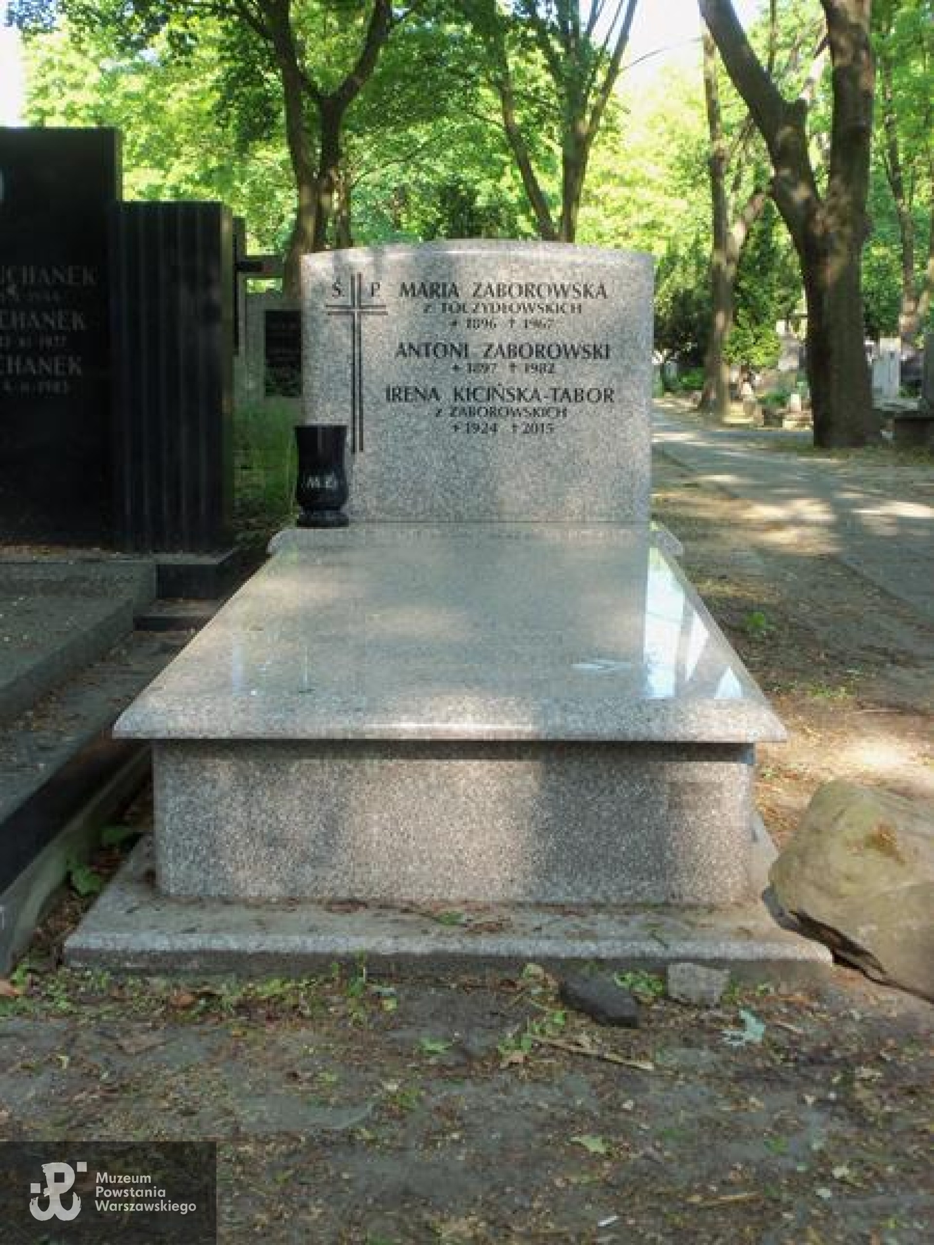 Cmentarz Powązkowski w Warszawie (Stare Powązki), kwatera 141, rząd 1, grób 1, źródło: https://mapa.um.warszawa.pl