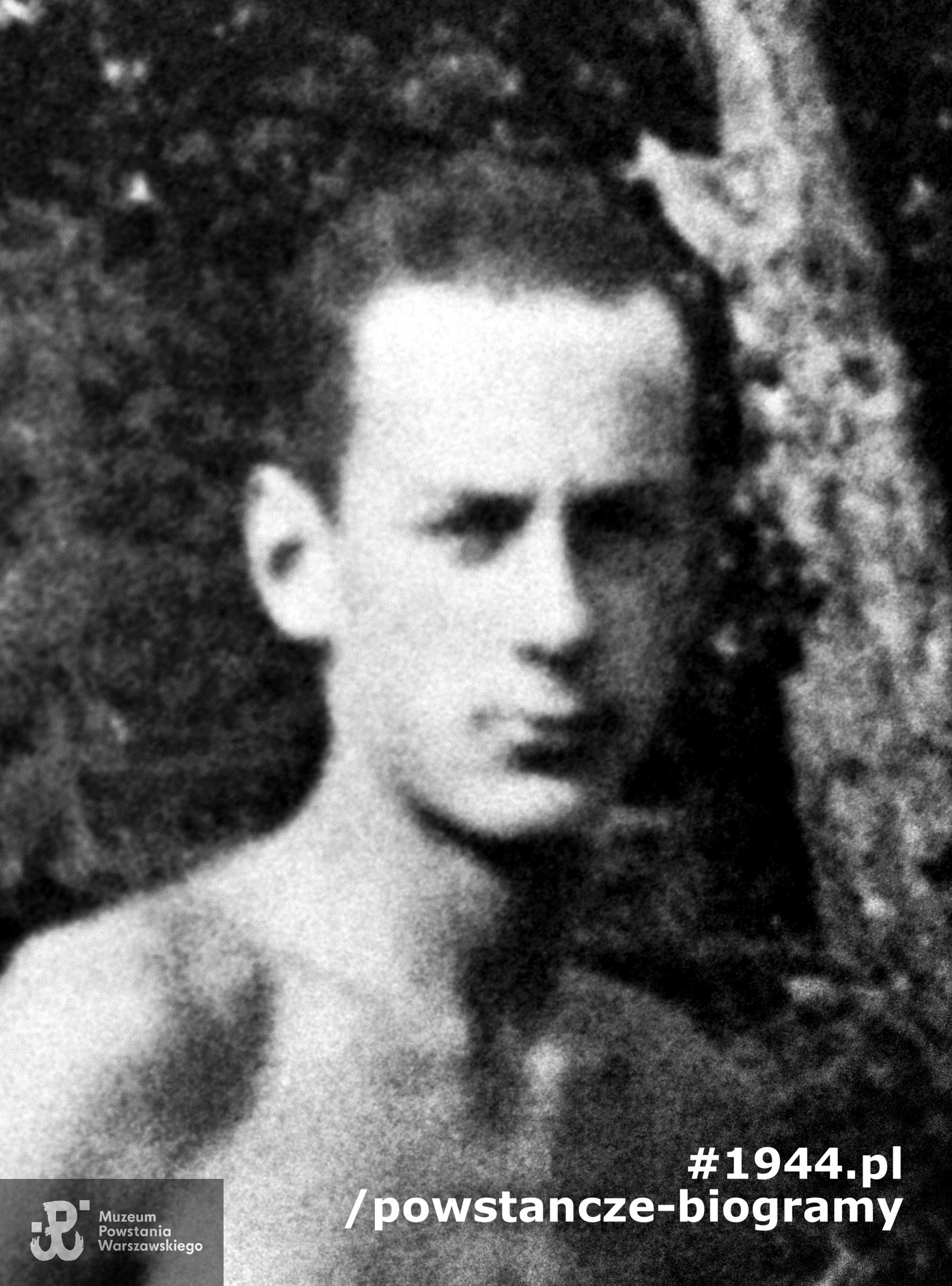 Wojciech Morbitzer "Cis" (1923-1944). Fot. ze zbiorów Muzeum Powstania Warszawskiego