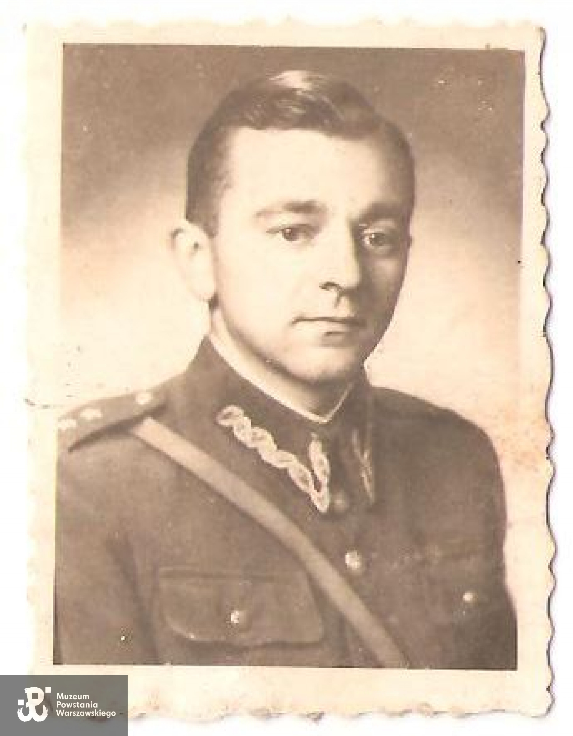 Kazimierz Łodziński w mundurze podporucznika Ludowego Wojska Polskiego - lata 50.