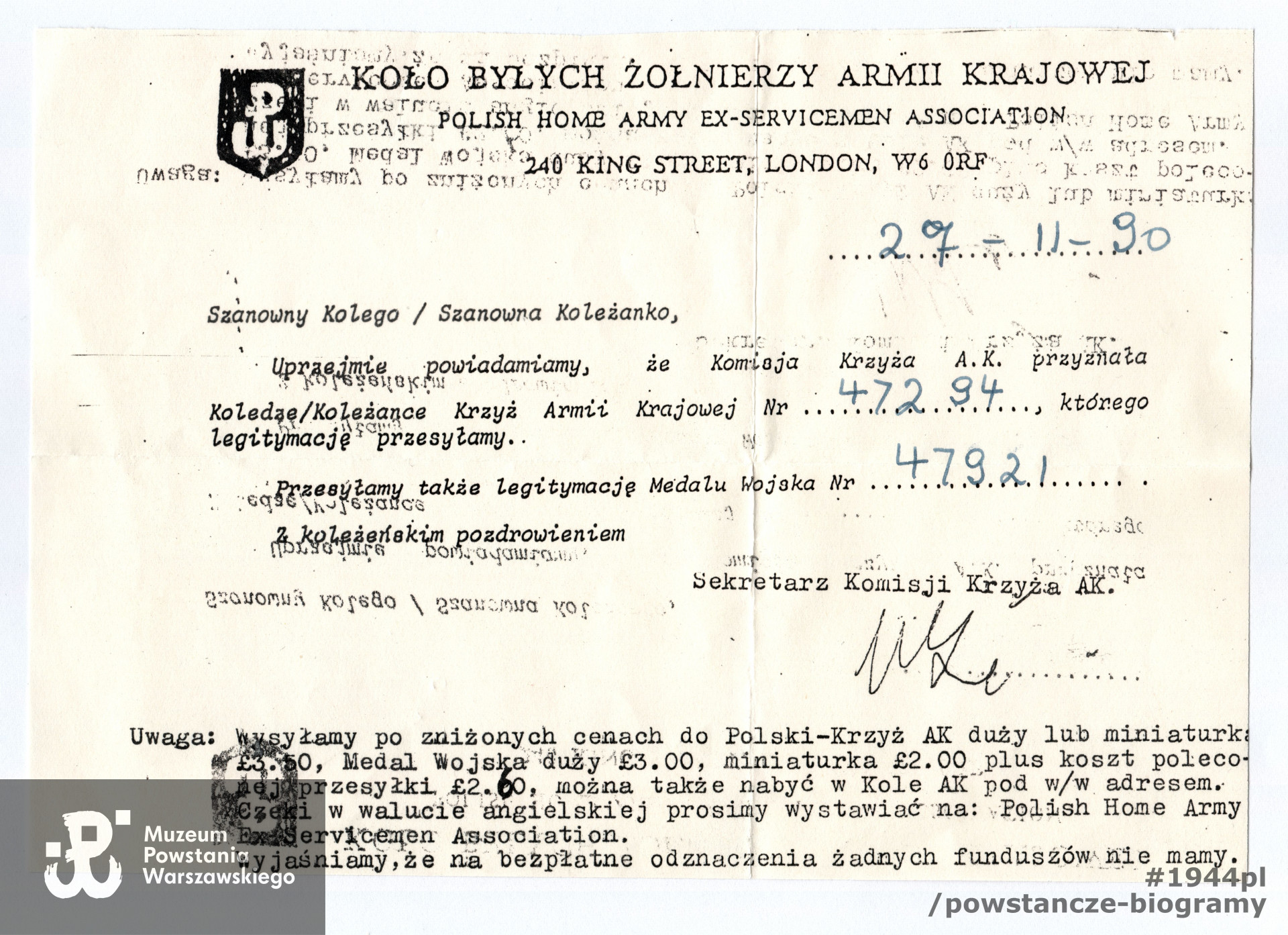 Ze zbiorów p. Marii Znojewskiej