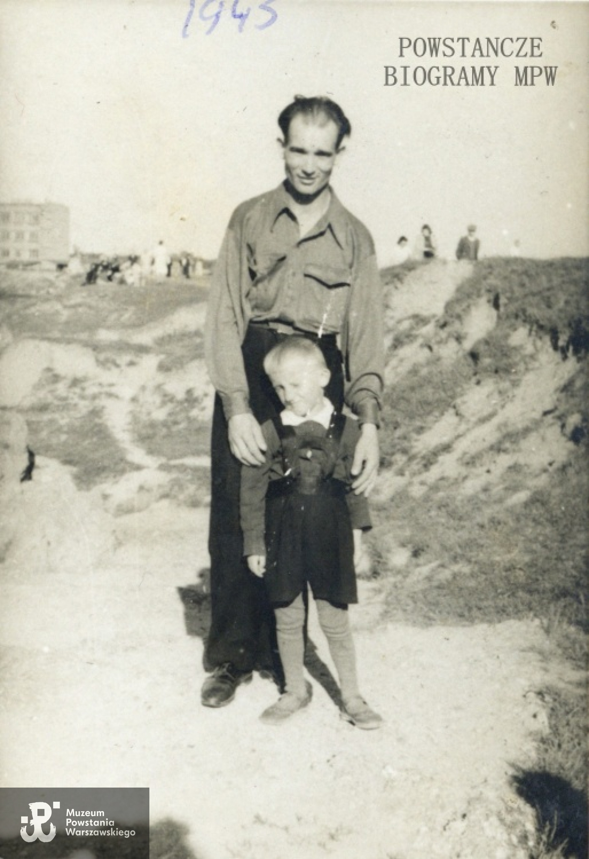 Z synem Władysławem - 1943. Fot. z archiwum rodzinnego Władysława Witkowskiego