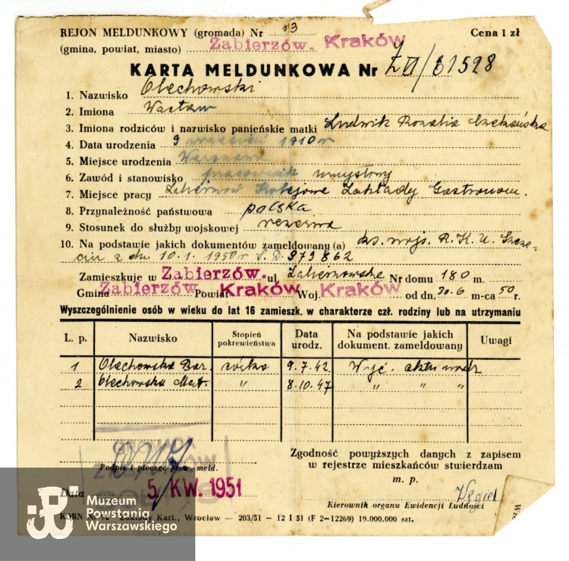 Z archiwum rodzinnego Michała Łukaszczyka