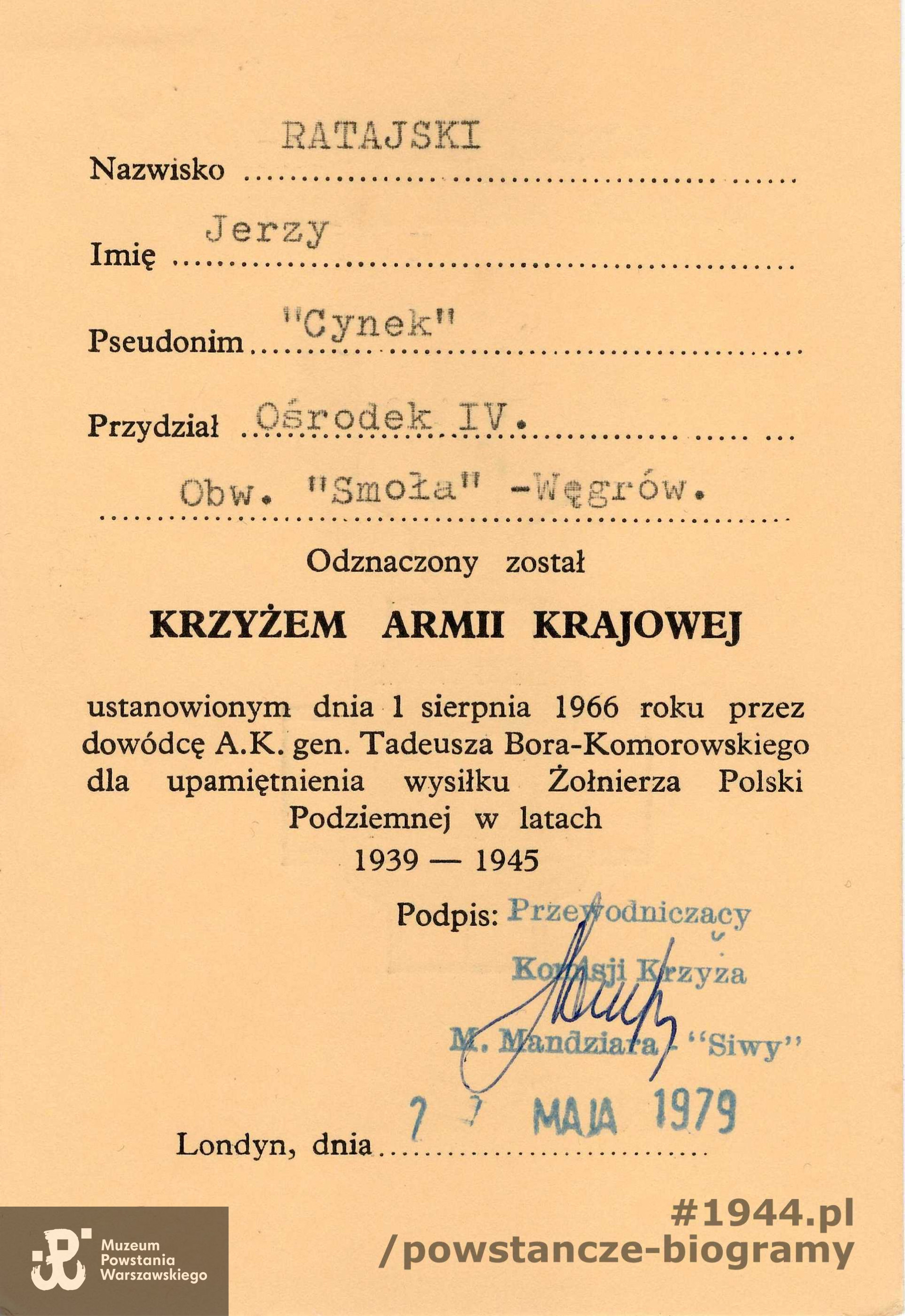 Ze zbiorów Muzeum Powstania Warszawskiego, P/8978