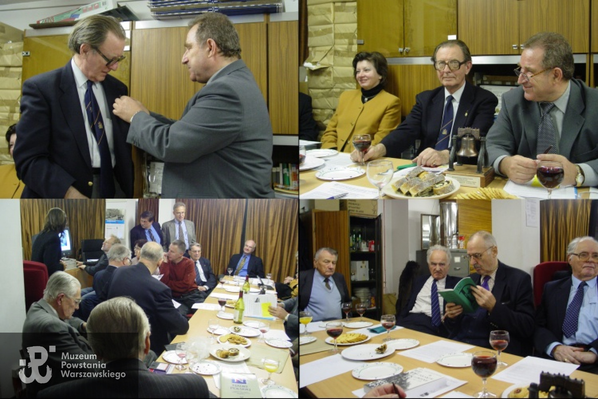 Odznaczenie Krzysztofa Głuchowskiego Złotą Odznaką Stowarzyszenia Techników Polskich w Wielkiej Brytanii, Londyn 27 listopada 2002 r. Z archiwum rodzinnego Krzysztofa Głuchowskiego.