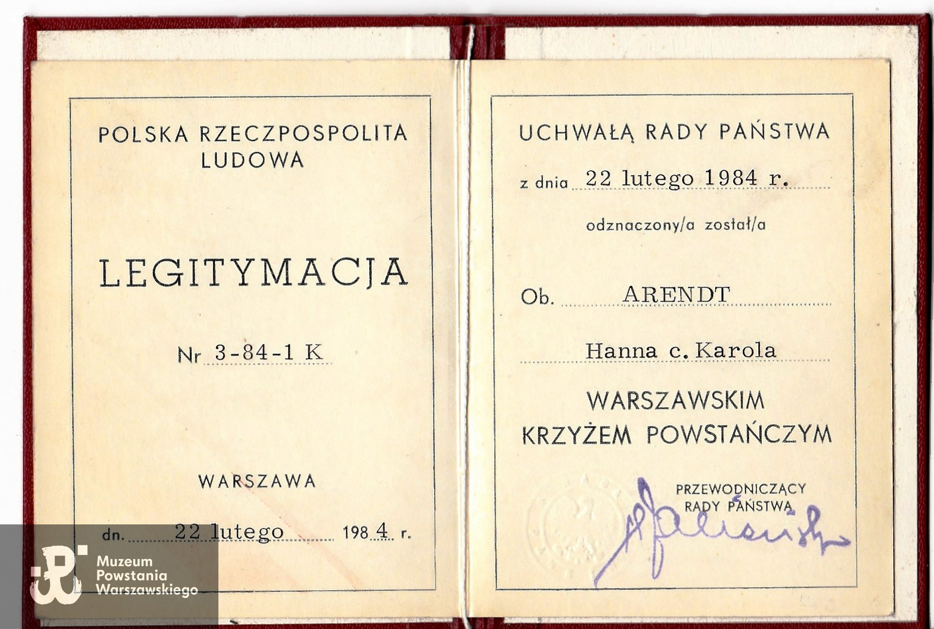 Z archiwum rodzinnego p. Hanny Arendt-Wisłockiej