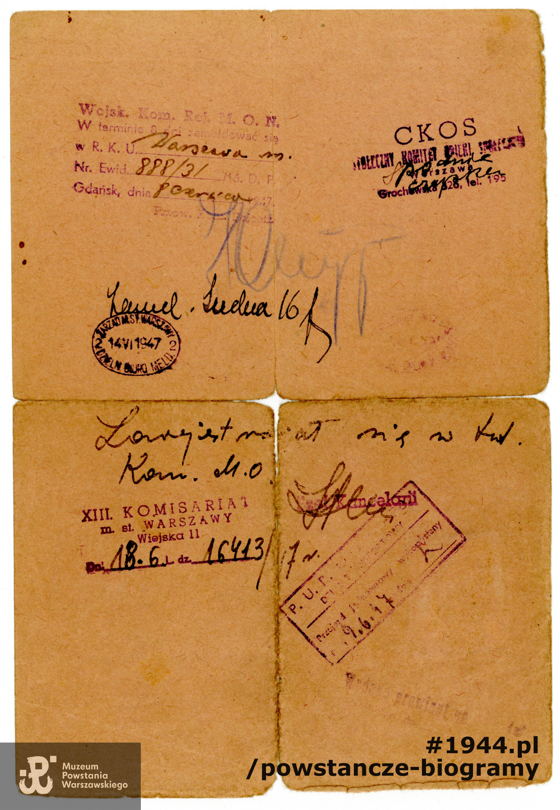 Ze zbiorów Muzeum Powstania Warszawskiego, sygn. P/4088