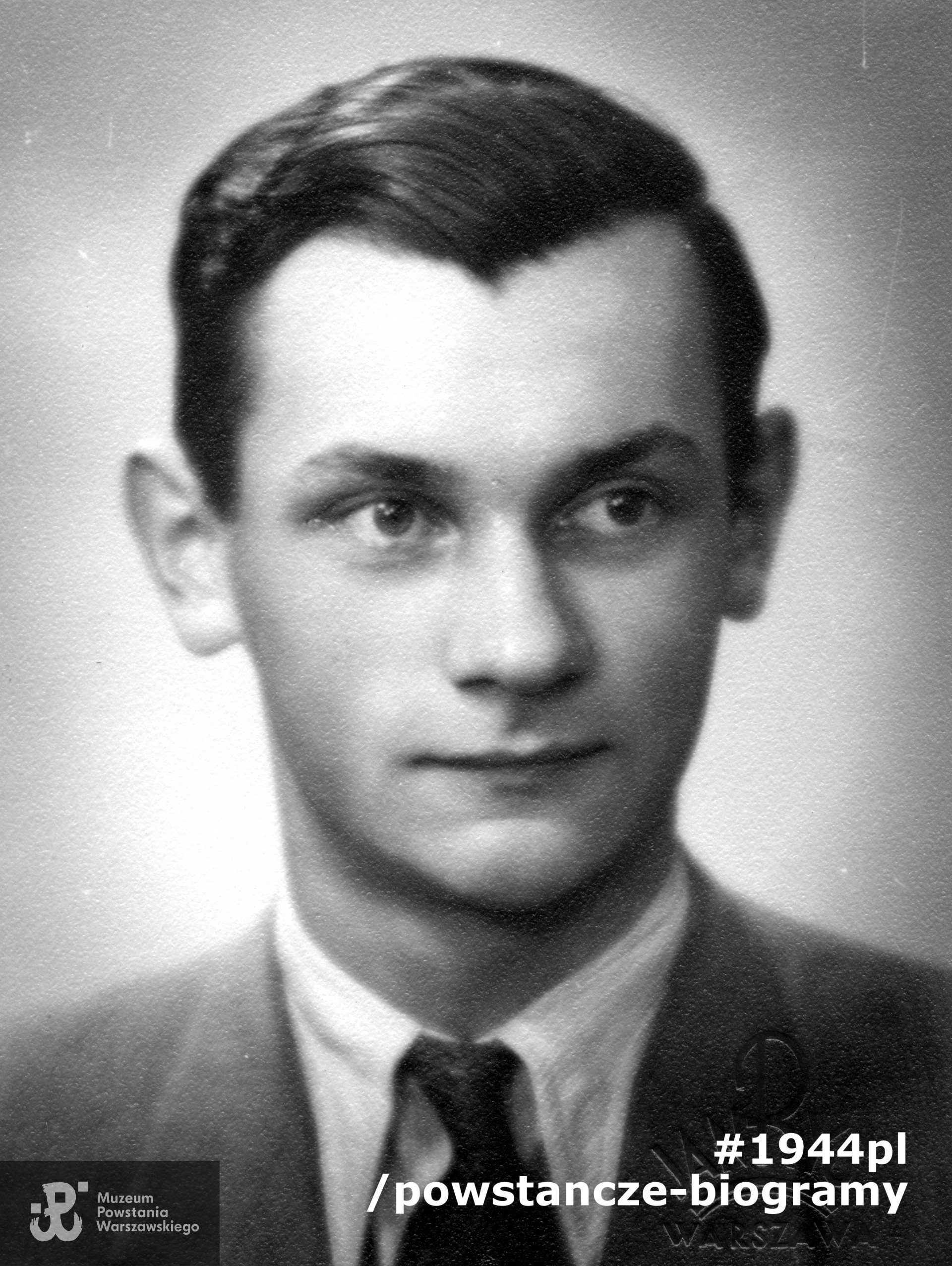 Witold Grabski "Witold" (1923-2001). Fot. ze zbiorów Muzeum Powstania Warszawskiego - zbiór WIEPW