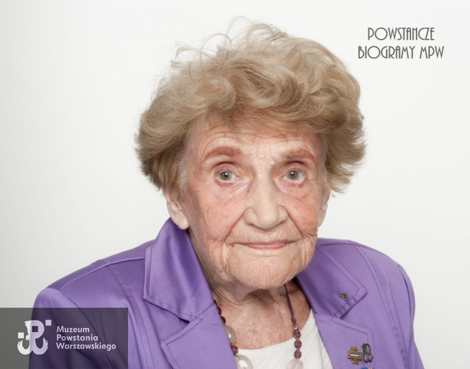 Zdjęcie z serii portretów Powstańców Warszawskich w ramach projektu "1944/70/2014" realizowanego przez grupę WWPHOTO dla uczczenia 70 rocznicy wybuchu Powstania Warszawskiego. Muzeum Powstania Warszawskiego, 22.07-04.08 2013.