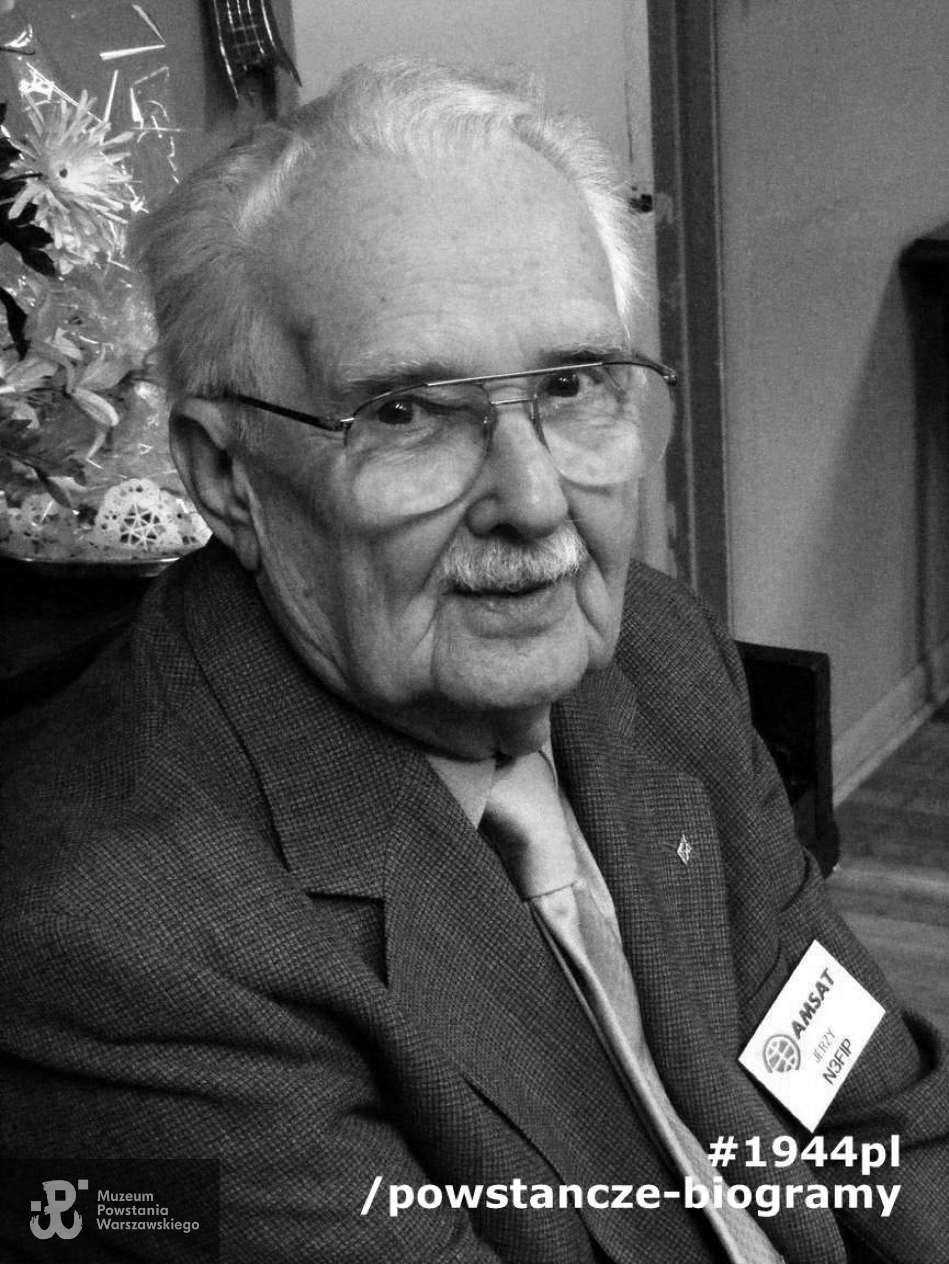por. Jerzy Michał Gizowski "Gustaw" (1917-2016). Fot. udostępniła p. Małgorzata Sadkowska 