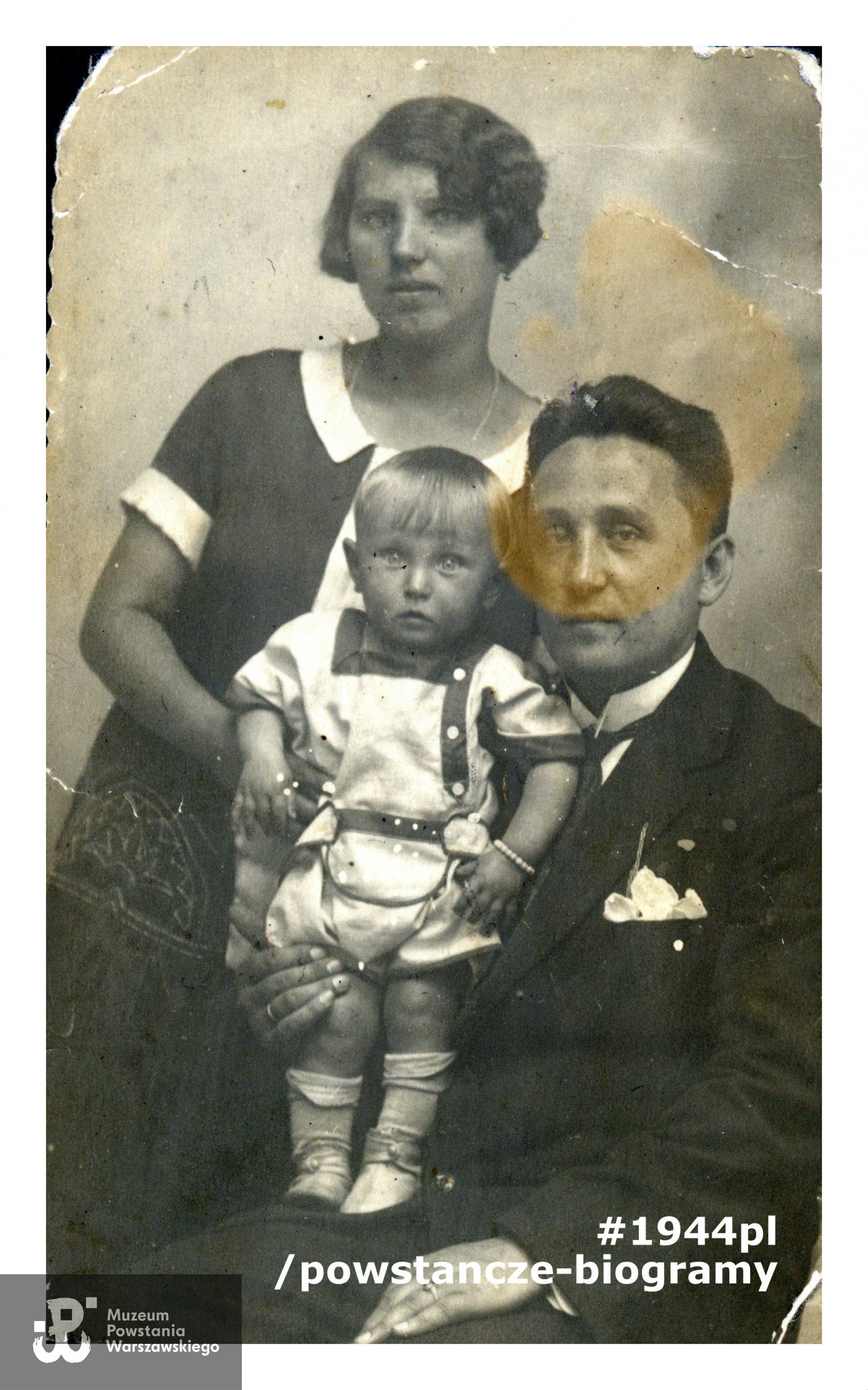 Włodzimierz Bodych wraz z rodzicami, Jadwigą i Stanisławem Bodychami. Fot. ze zbiorów rodzinnych, udostępnił p. Tomasz Bodych, syn Powstańca