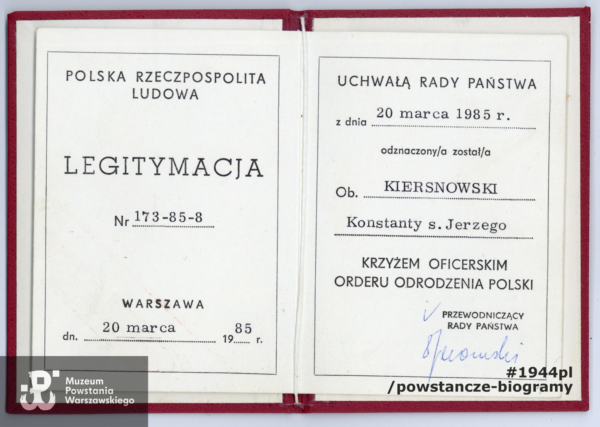 Z  archiwum rodzinnego p. Jolanty Stasiak z d. Kiersnowskiej
