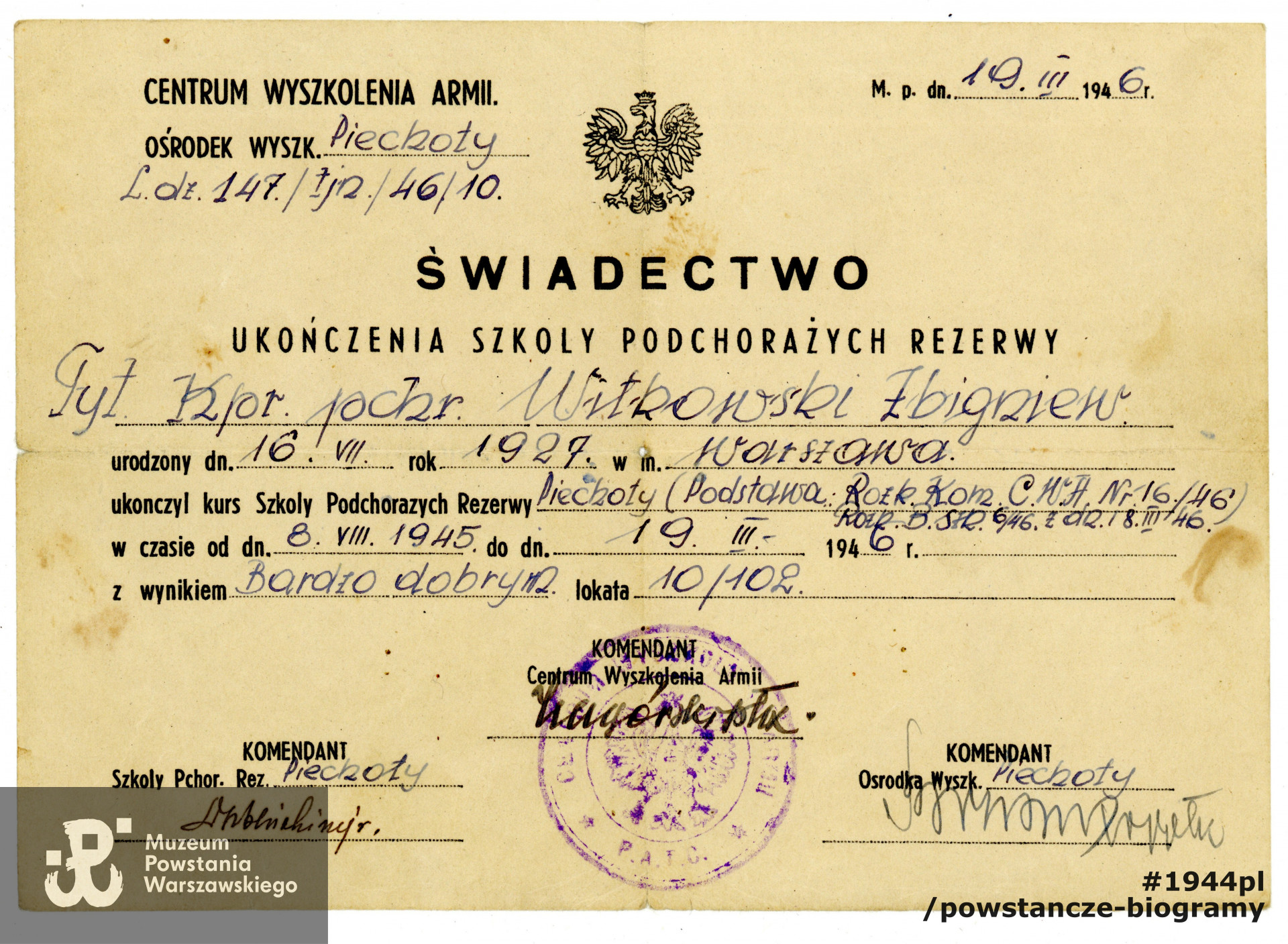 Ze zbiorów Muzeum Powstania Warszawskiego, sygn. P/9296/19