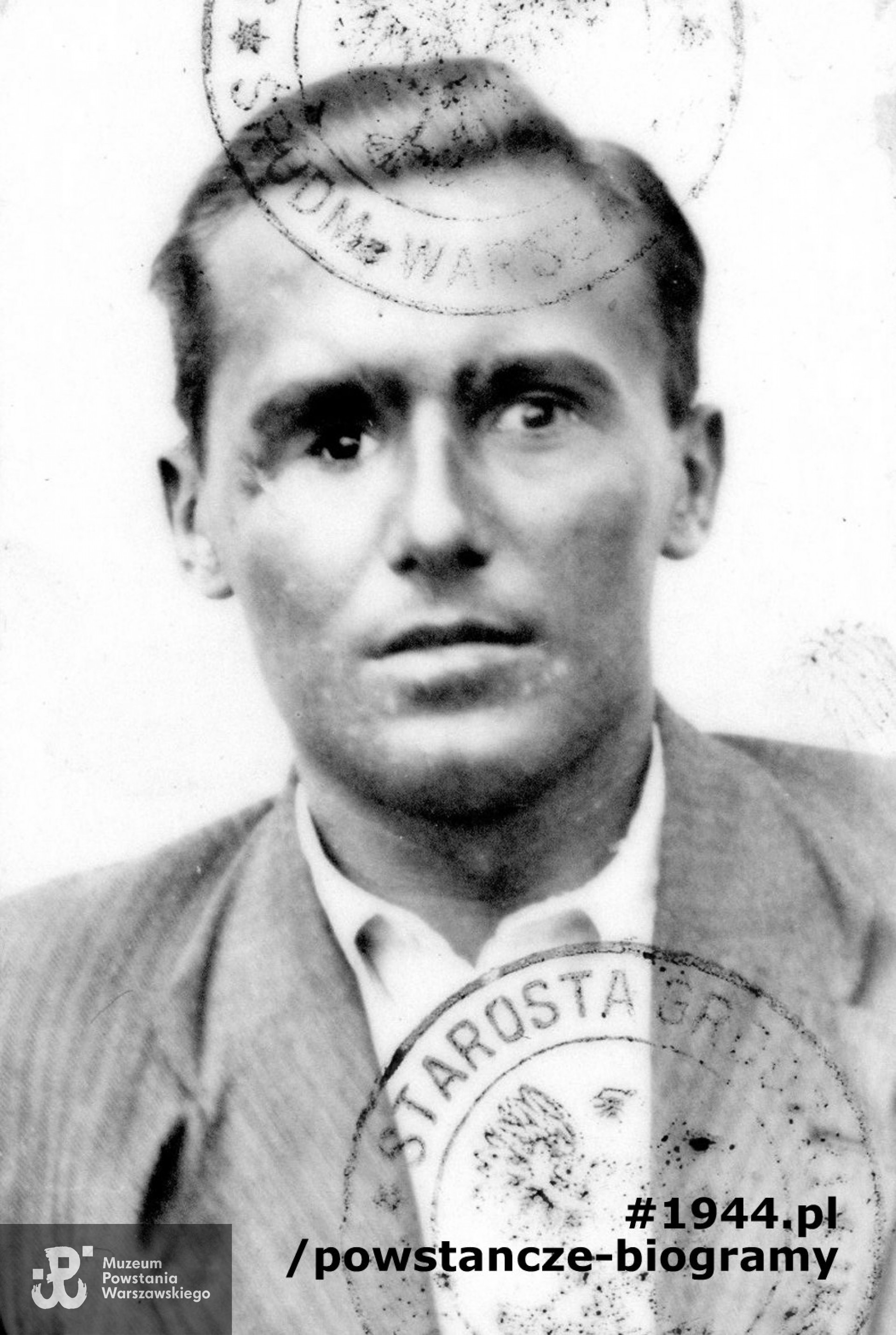 Stanisław Zieliński ps. "Czyżyk" - po Powstaniu Warszawskim. Z archiwum rodzinnego p. Waldemara Zielińskiego