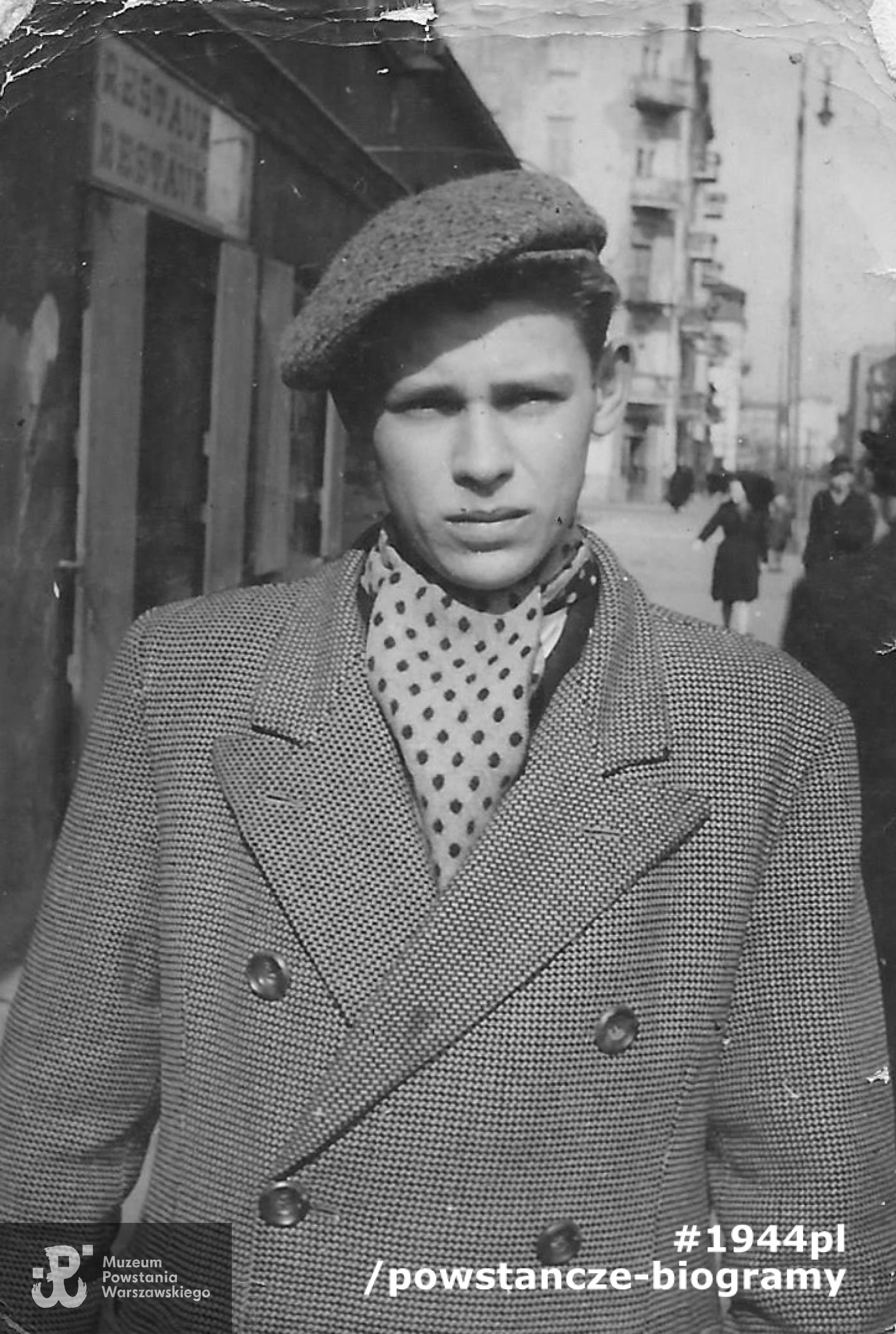 Tadeusz Woźniak "Andrzej"  - Warszawa, 1943. Fot. z archiwum rodzinnego p. Adama Woźniaka, syna 