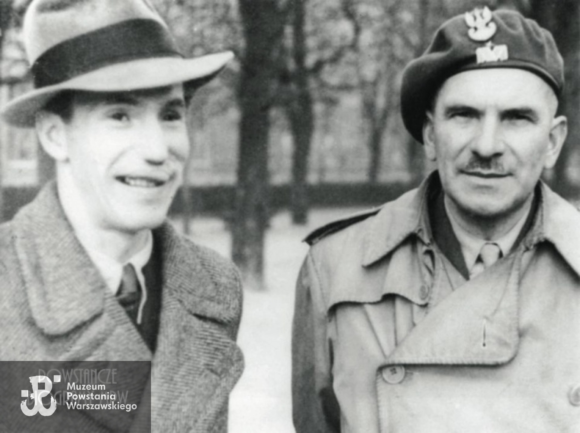 Stanisław Janusz Sosabowski ps. "Stasinek" w towarzystwie ojca gen. Stanisława Sosabowskiego