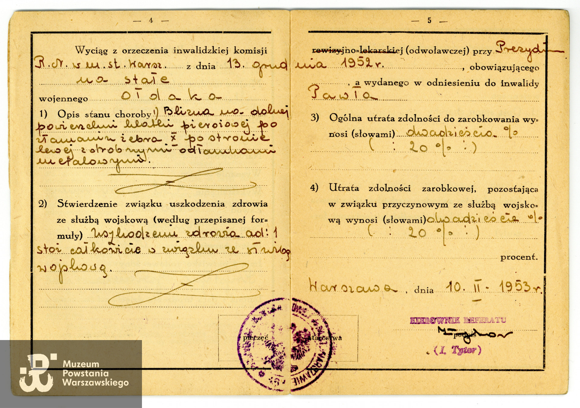 Ze zbiorów rodzinnych p.  Joanny Węgrzynek z domu Ołdak, córki Powstańca. Skany wykonano w Muzeum Powstania Warszawskiego, 05/2023.