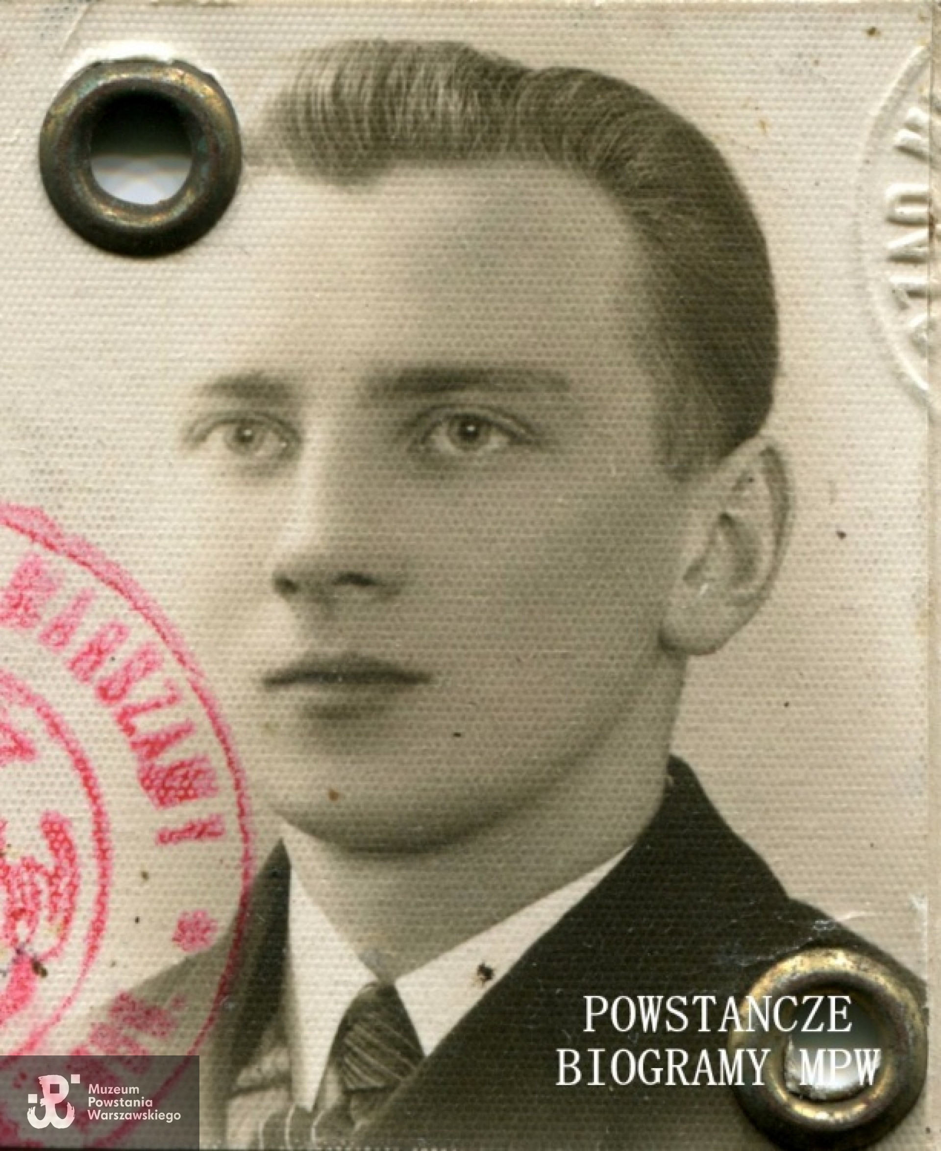 Romuald Wojciech Stefańczyk "Roman" (1917-1944). Fot. z archiwum rodzinnego, obecnie w zbiorach MPW