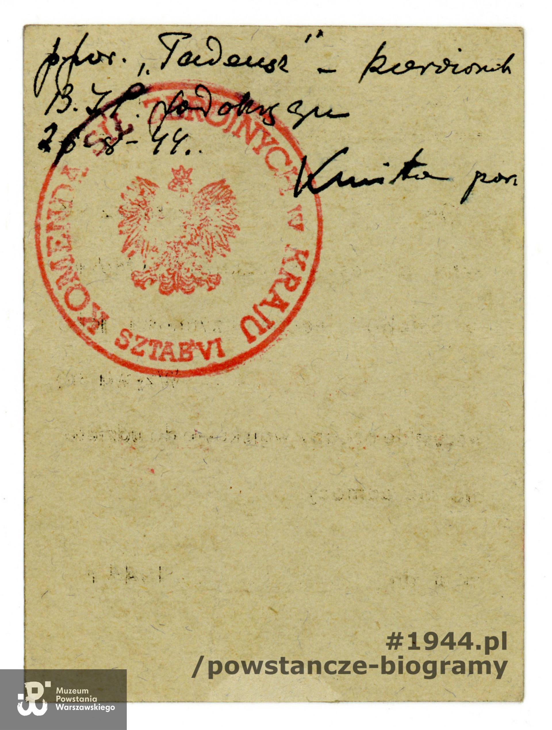 Z archiwum rodzinnego, udostępniła p. Anna Chmielowska - Łachwa