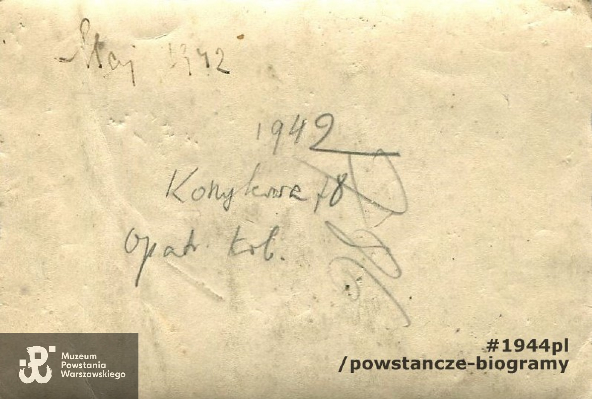 Fot. z archiwum rodzinnego p. Marii Mostowskiej z d. Matuszewskiej