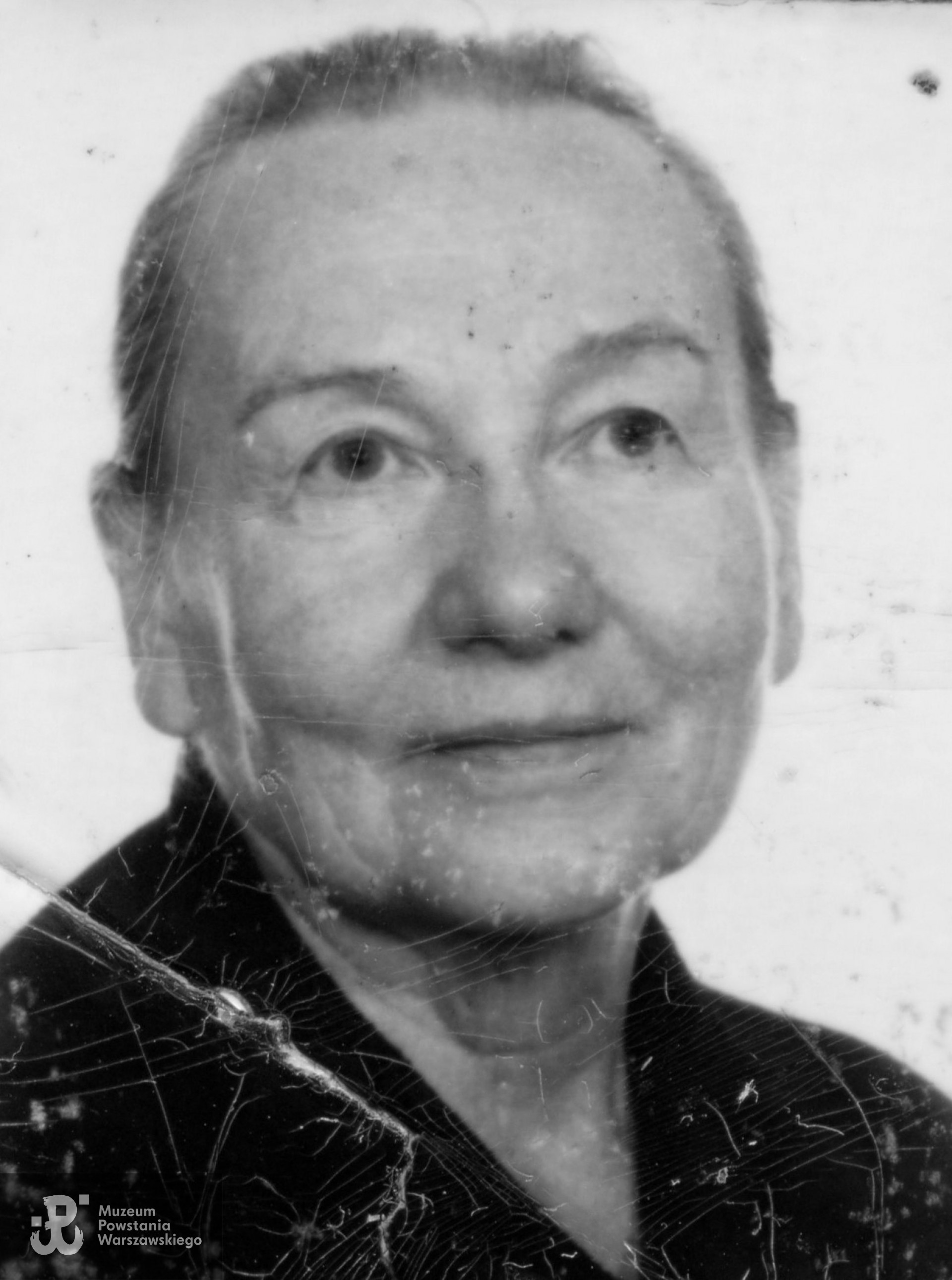 Maria Rondomańska. Fotografia z dokumentów kombatanckich. 