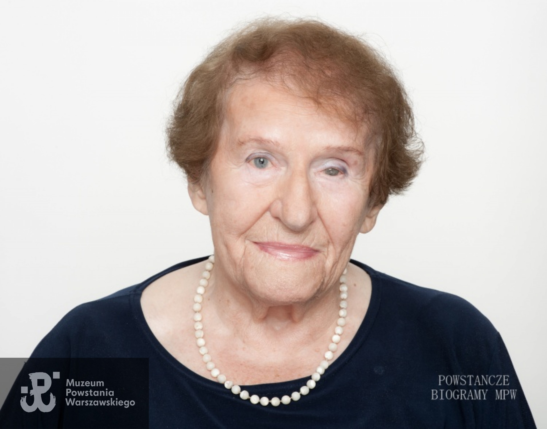 Maria Pajzderska. Zdjęcie z serii portretów Powstańców Warszawskich w ramach projektu "1944/70/2014" realizowanego przez grupę WWPHOTO dla uczczenia 70. rocznicy wybuchu Powstania Warszawskiego. Muzeum Powstania Warszawskiego, 22.07-04.08 2013.