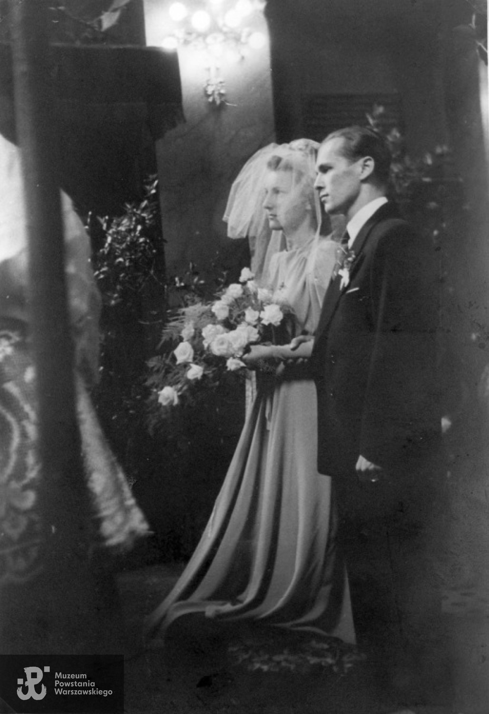Zdjęcie ślubne - Warszawa 1943 r.